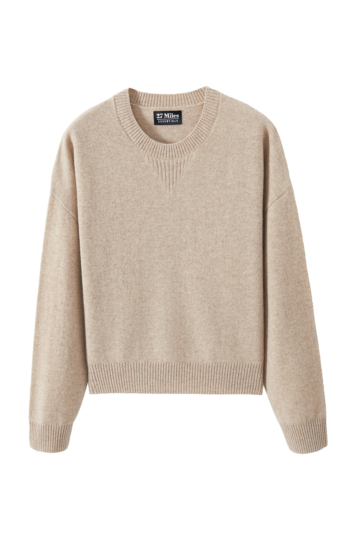 Misia Cashmere Cropped Crew
