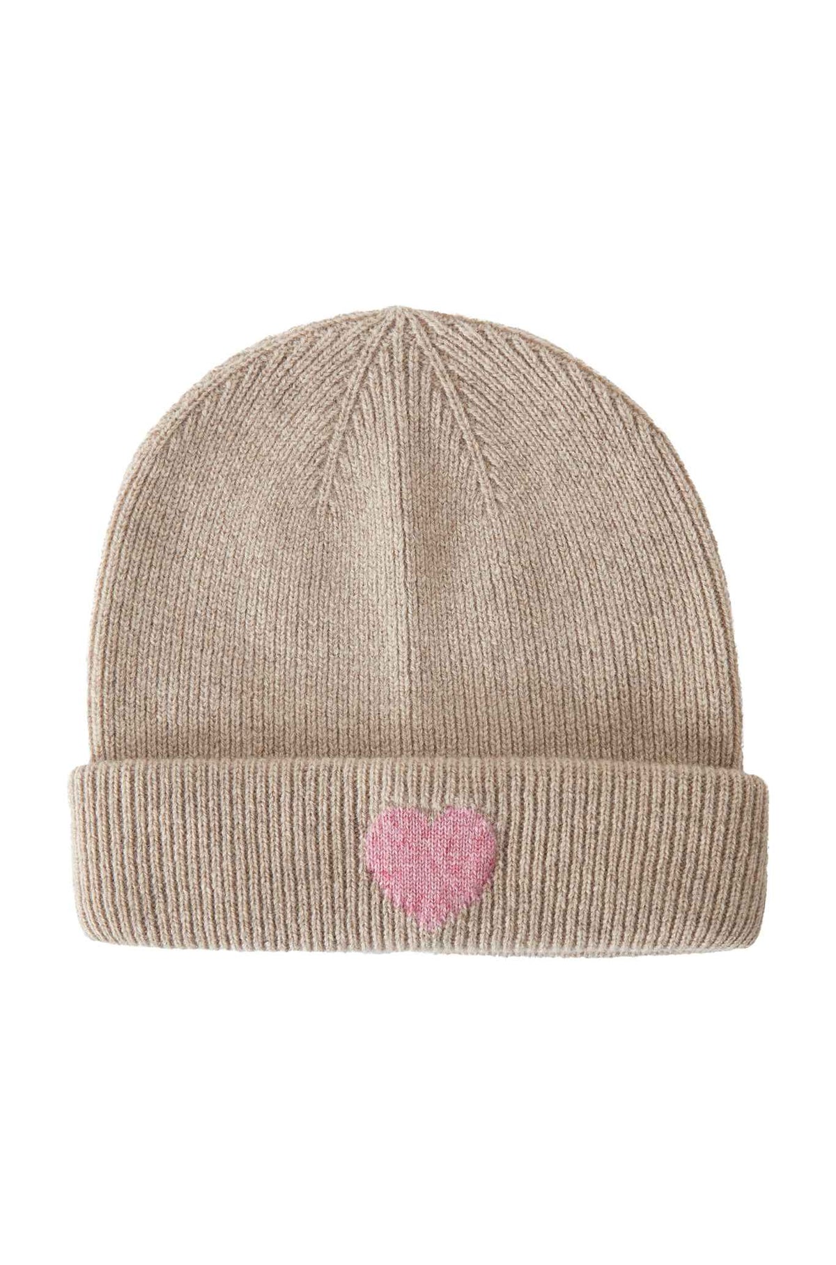 Scarlett Cashmere Heart Beanie
