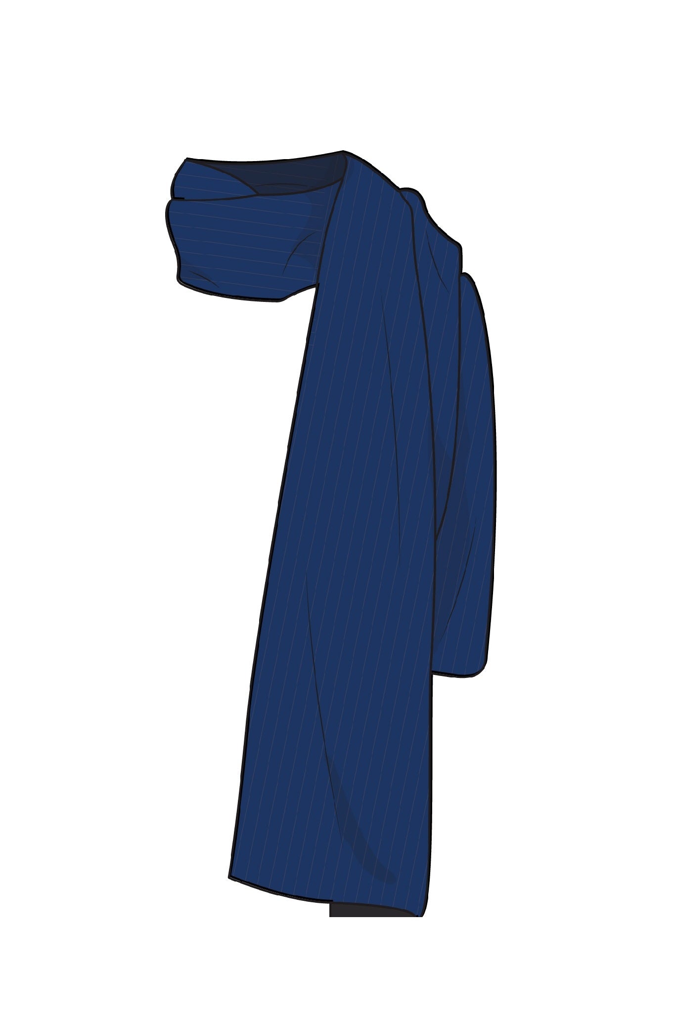 Eleanor Cashmere Rib Scarf