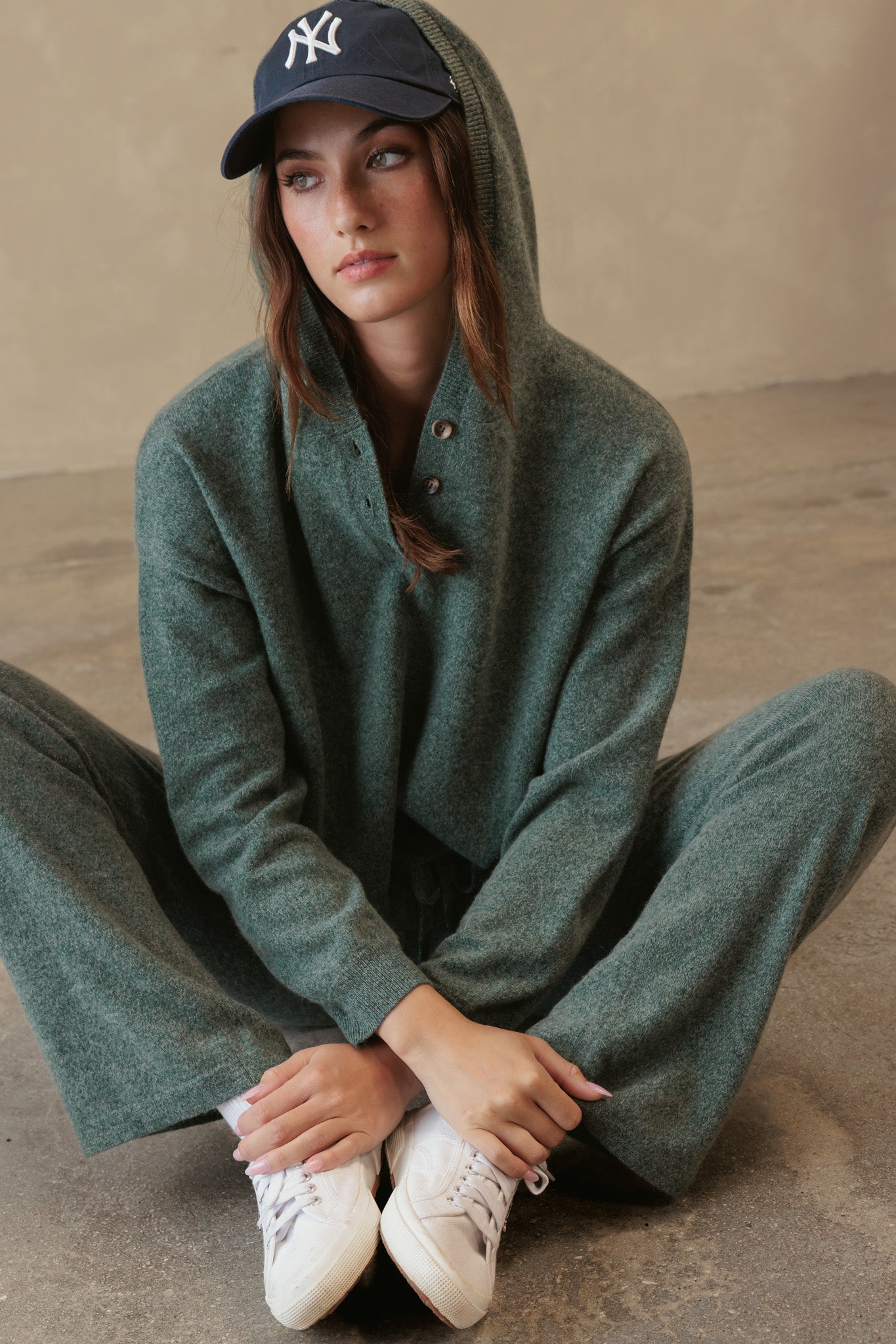 Petra Cashmere Pullover Hoodie