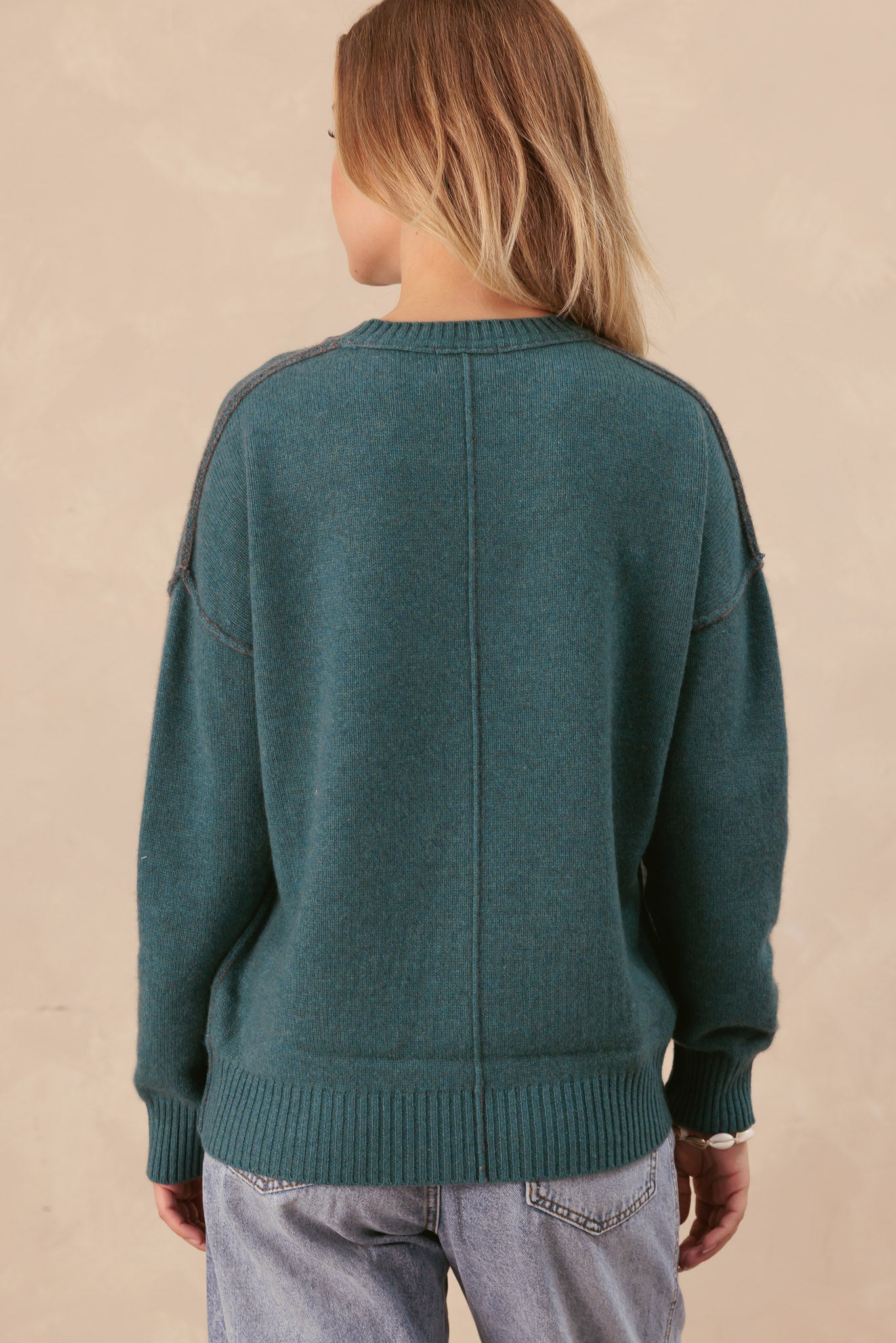 Venise Oversized Cashmere Crew