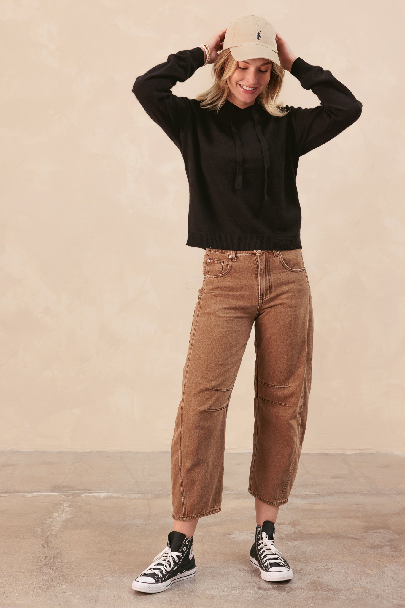 Elina Cashmere Pullover Hoodie