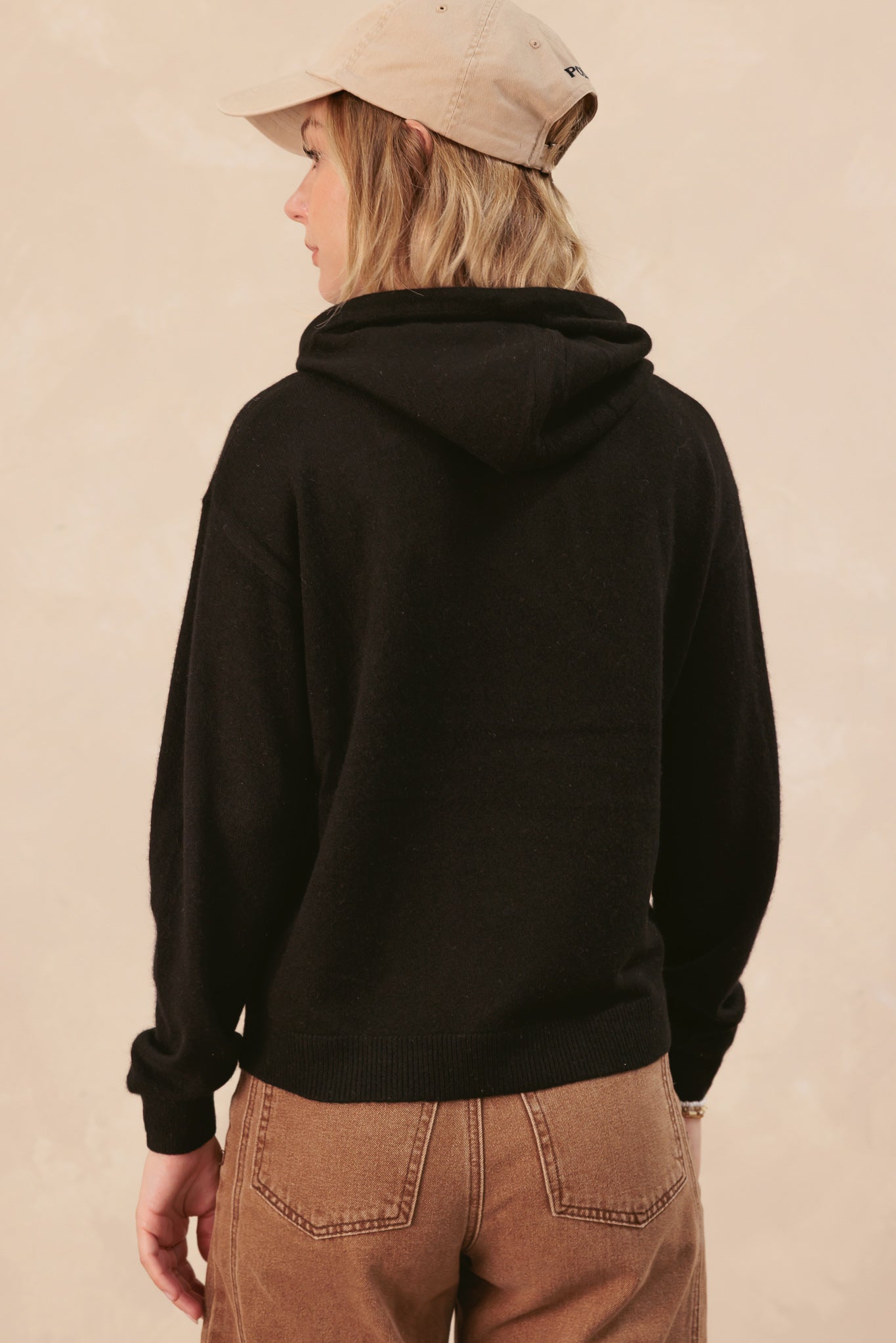 Elina Cashmere Pullover Hoodie