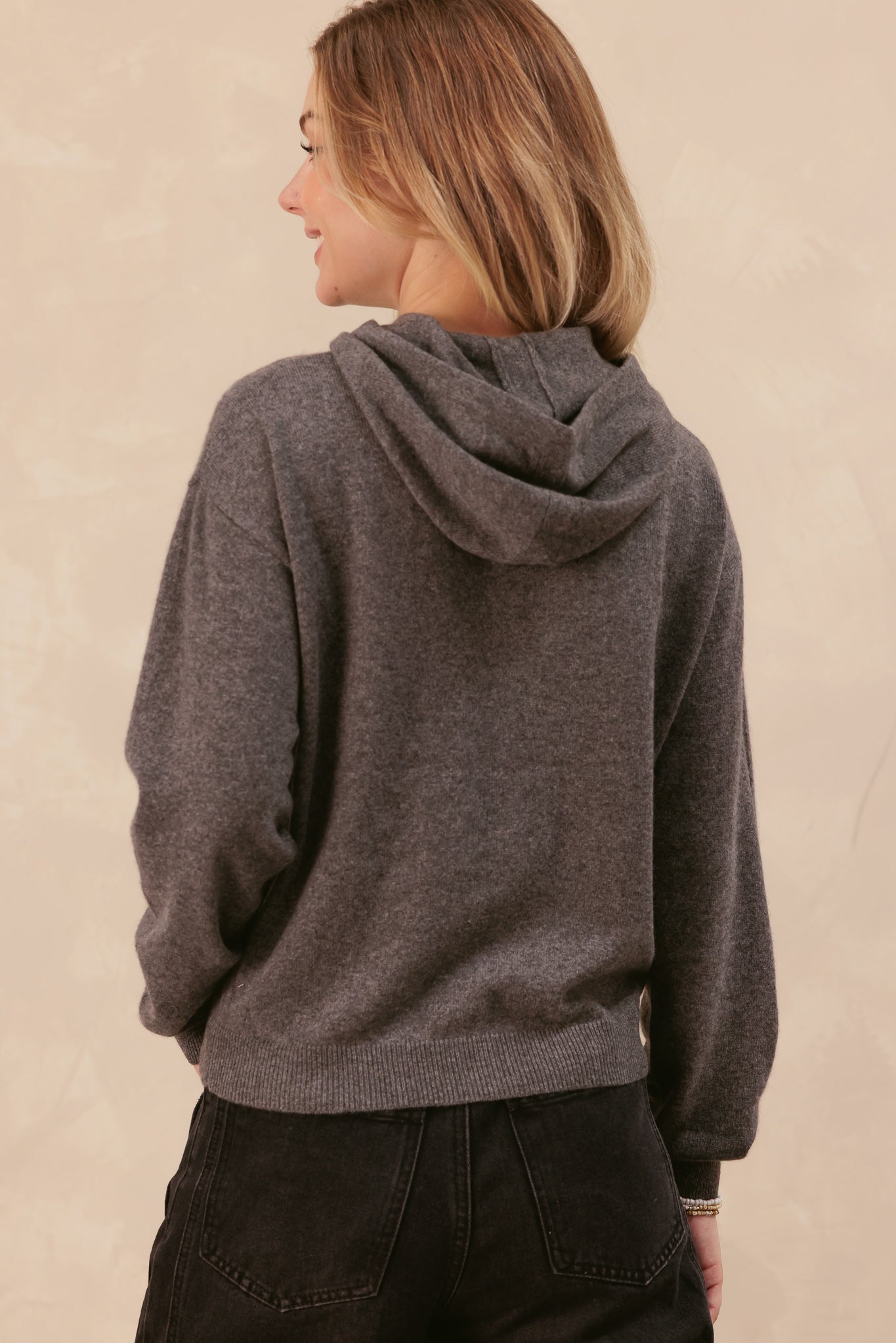 Elina Cashmere Pullover Hoodie