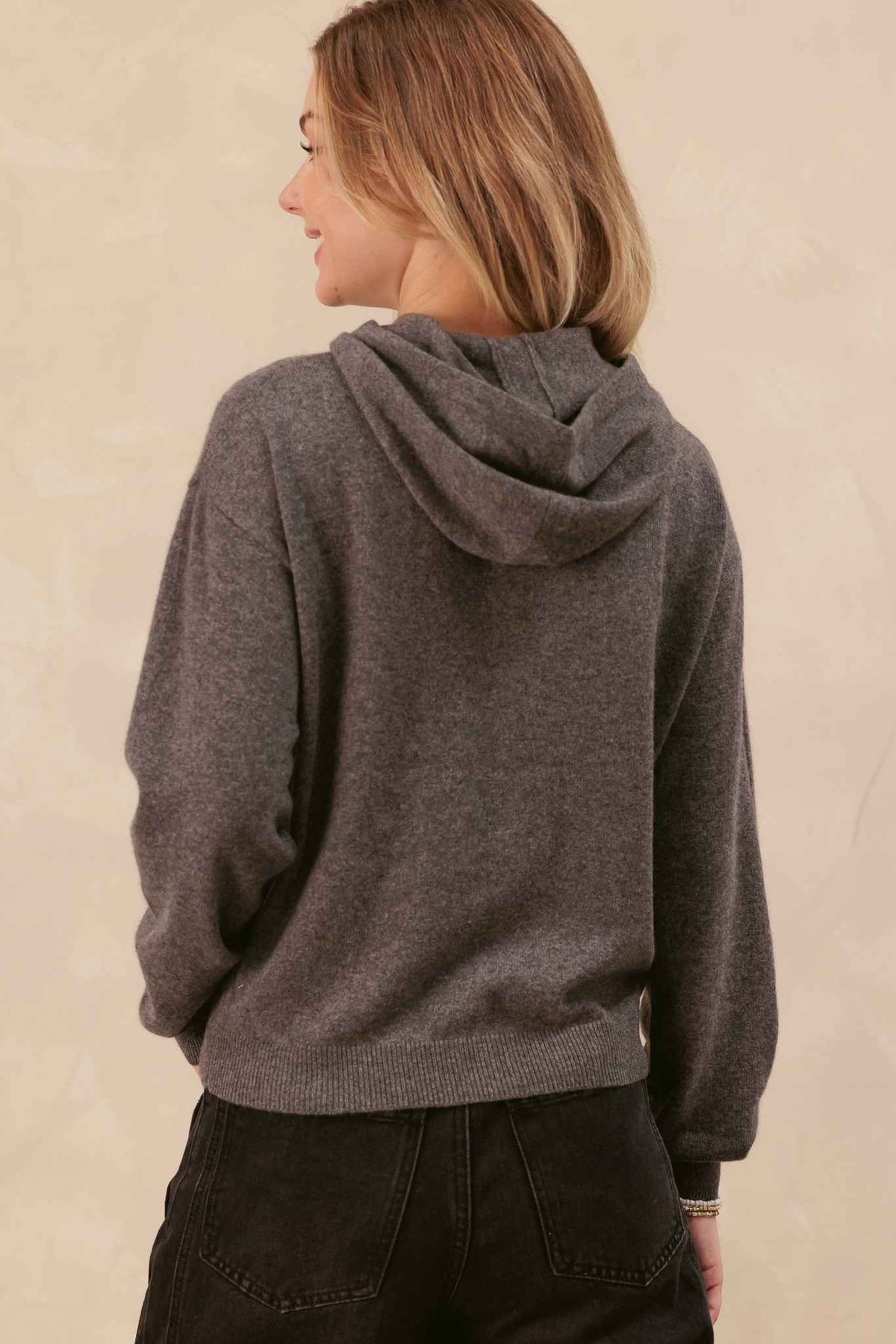 Elina Cashmere Pullover Hoodie
