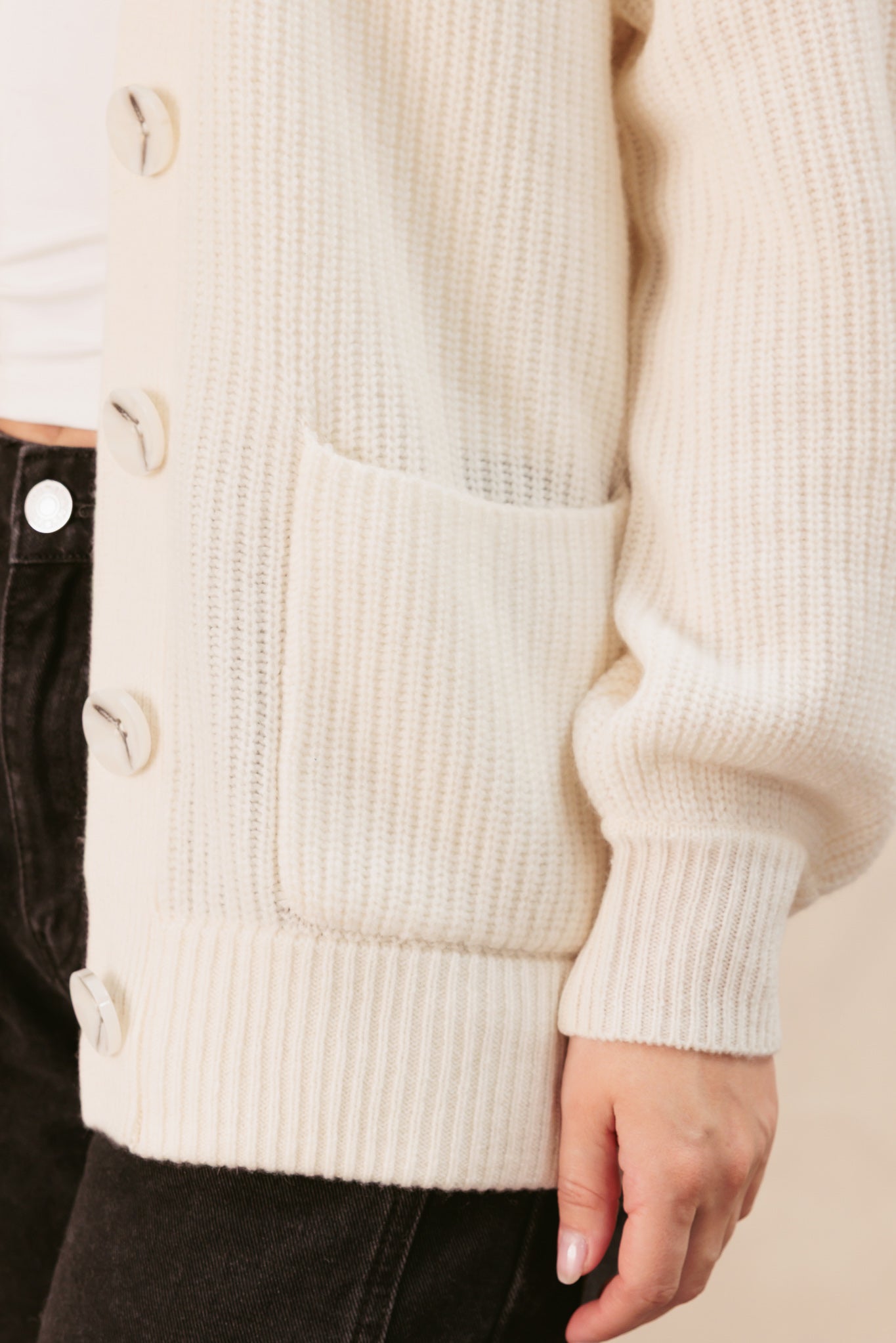 Kamira Cashmere Oversized Cardigan