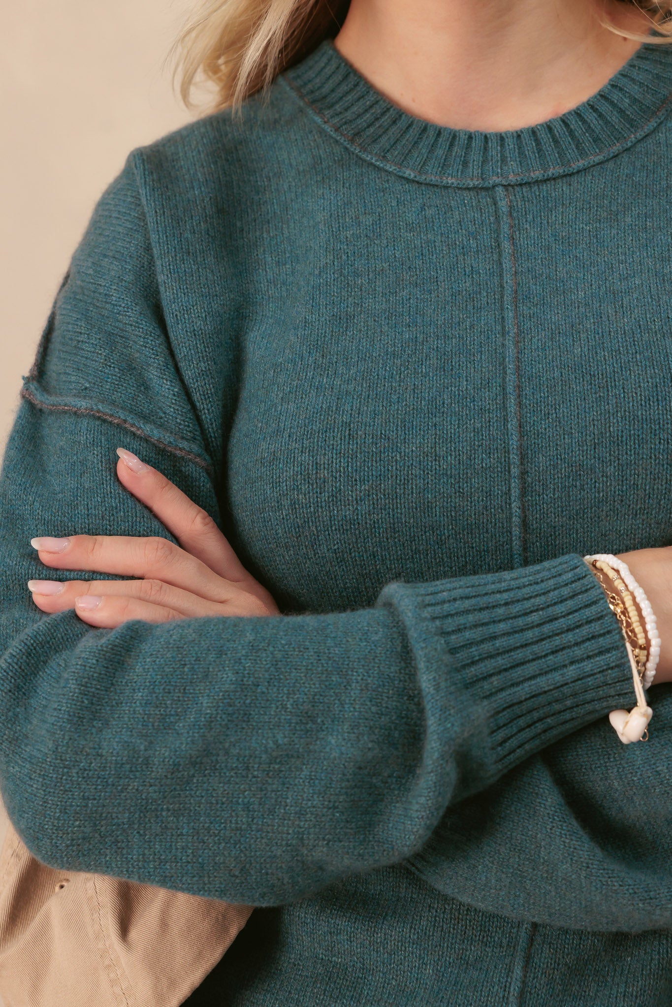 Venise Oversized Cashmere Crew