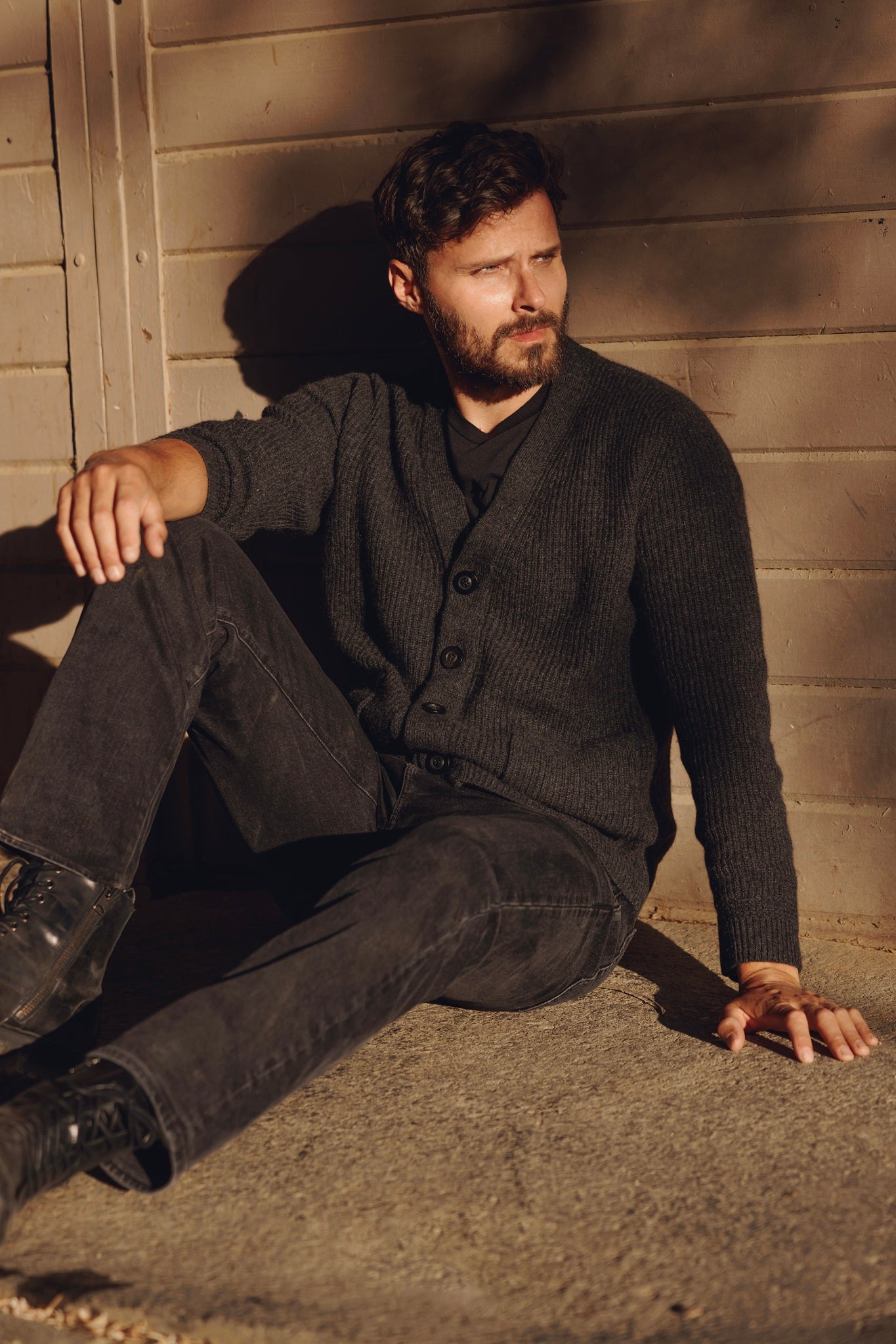 Angelo Men's Textured Cardigan