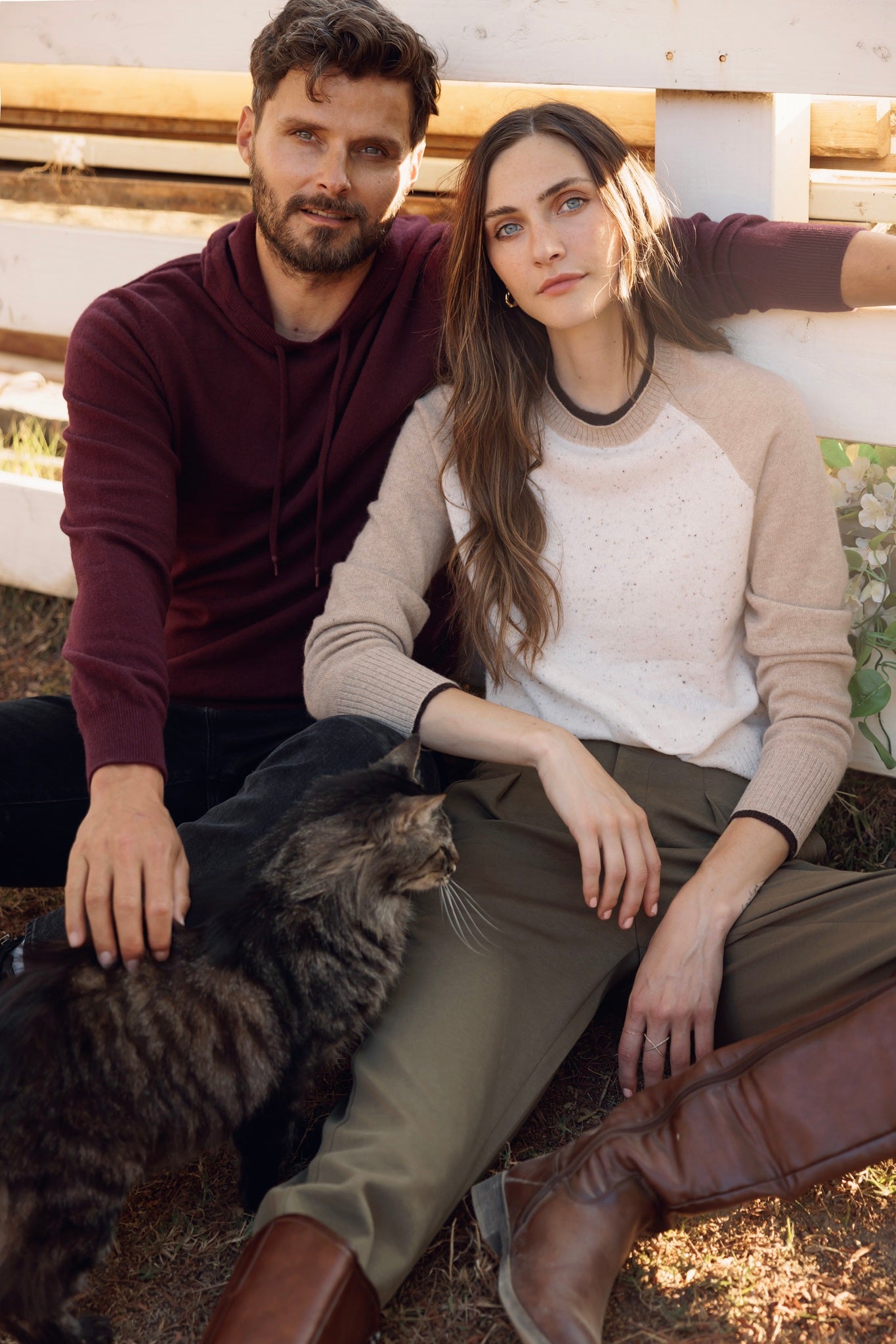 Dume Men's Cashmere Pullover Hoodie