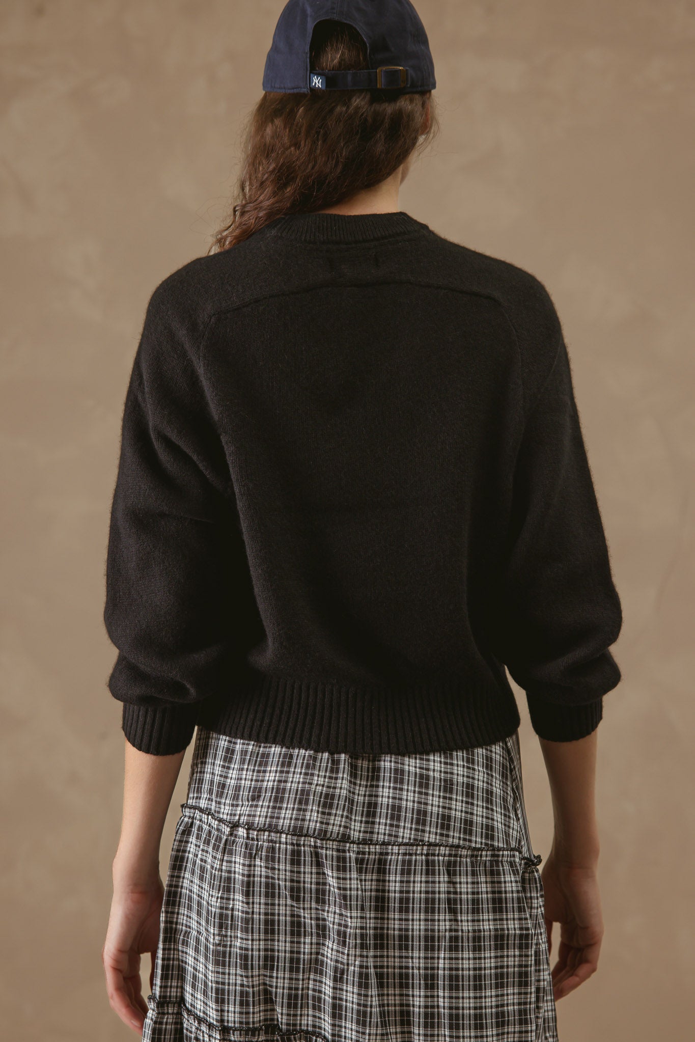 Alyson Cropped Cashmere Crewneck
