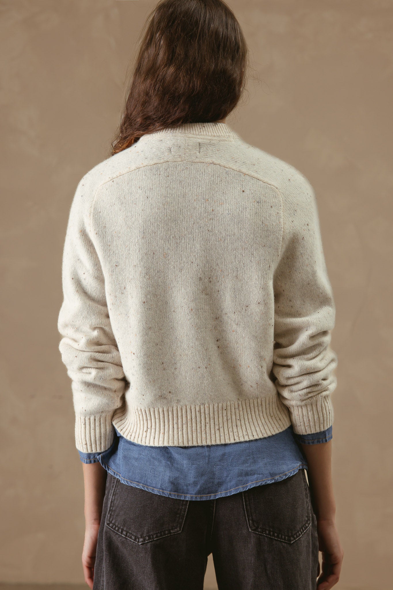 Alyson Cropped Cashmere Crewneck