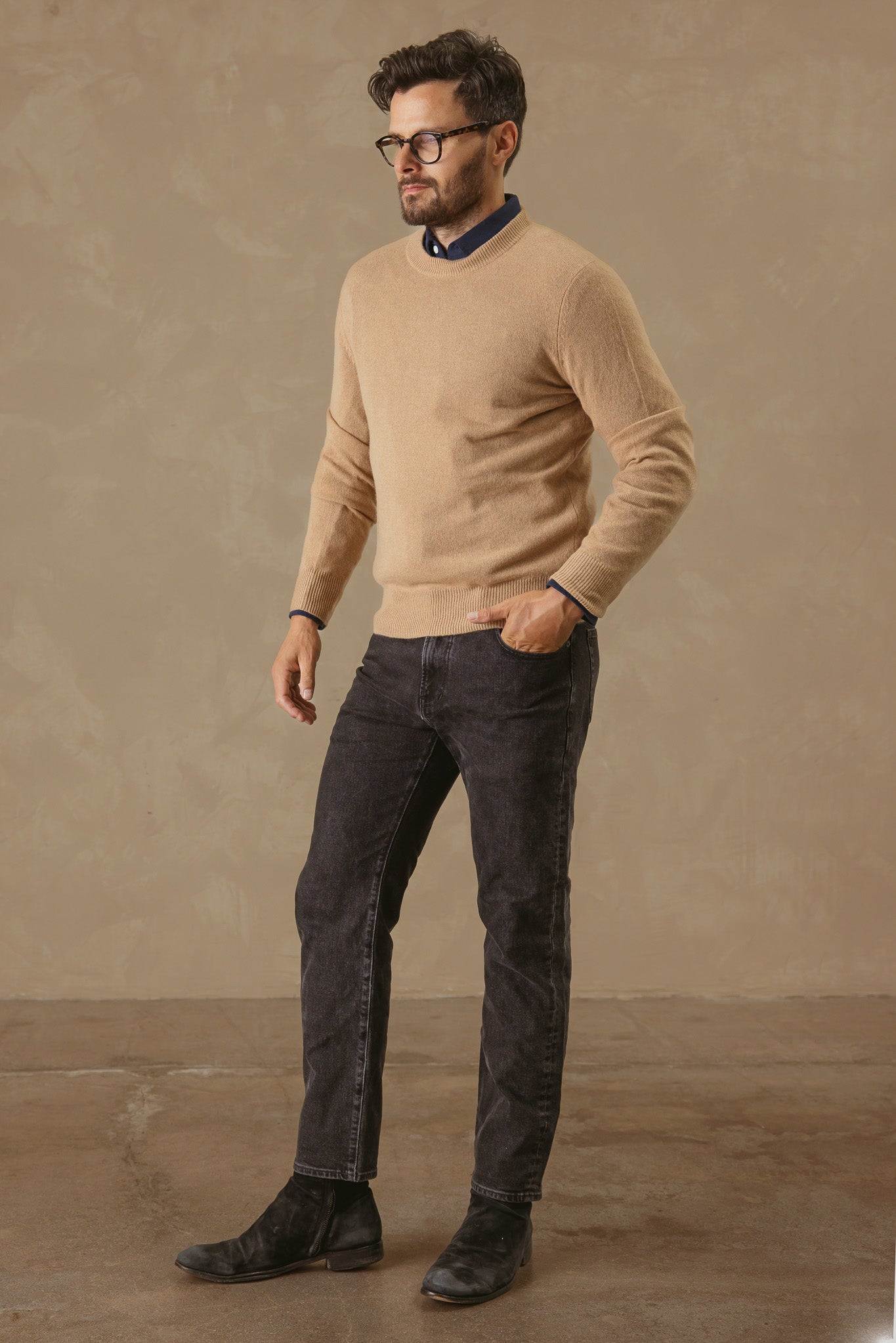 Citta Men's Cashmere Crewneck