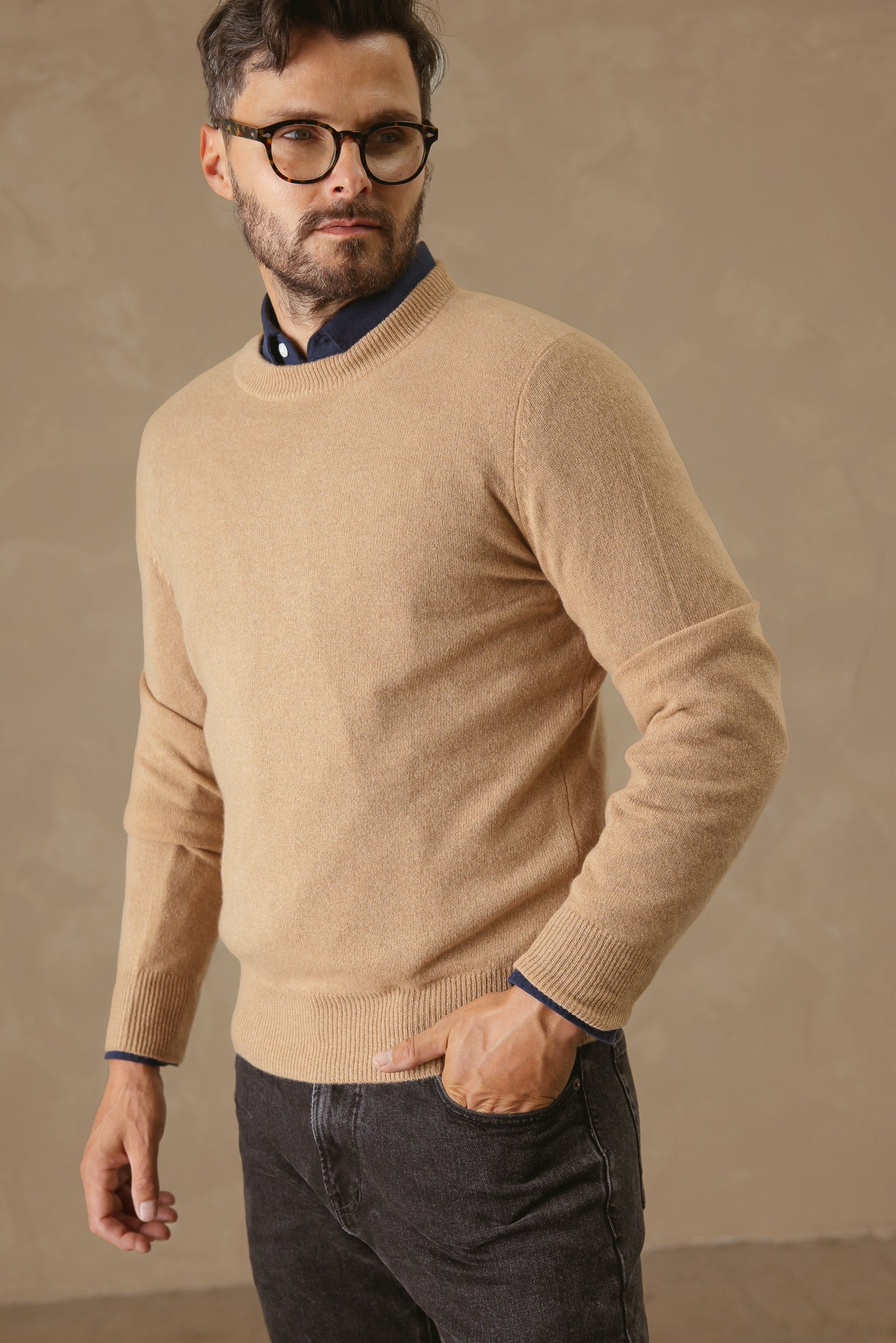 Citta Men's Cashmere Crewneck