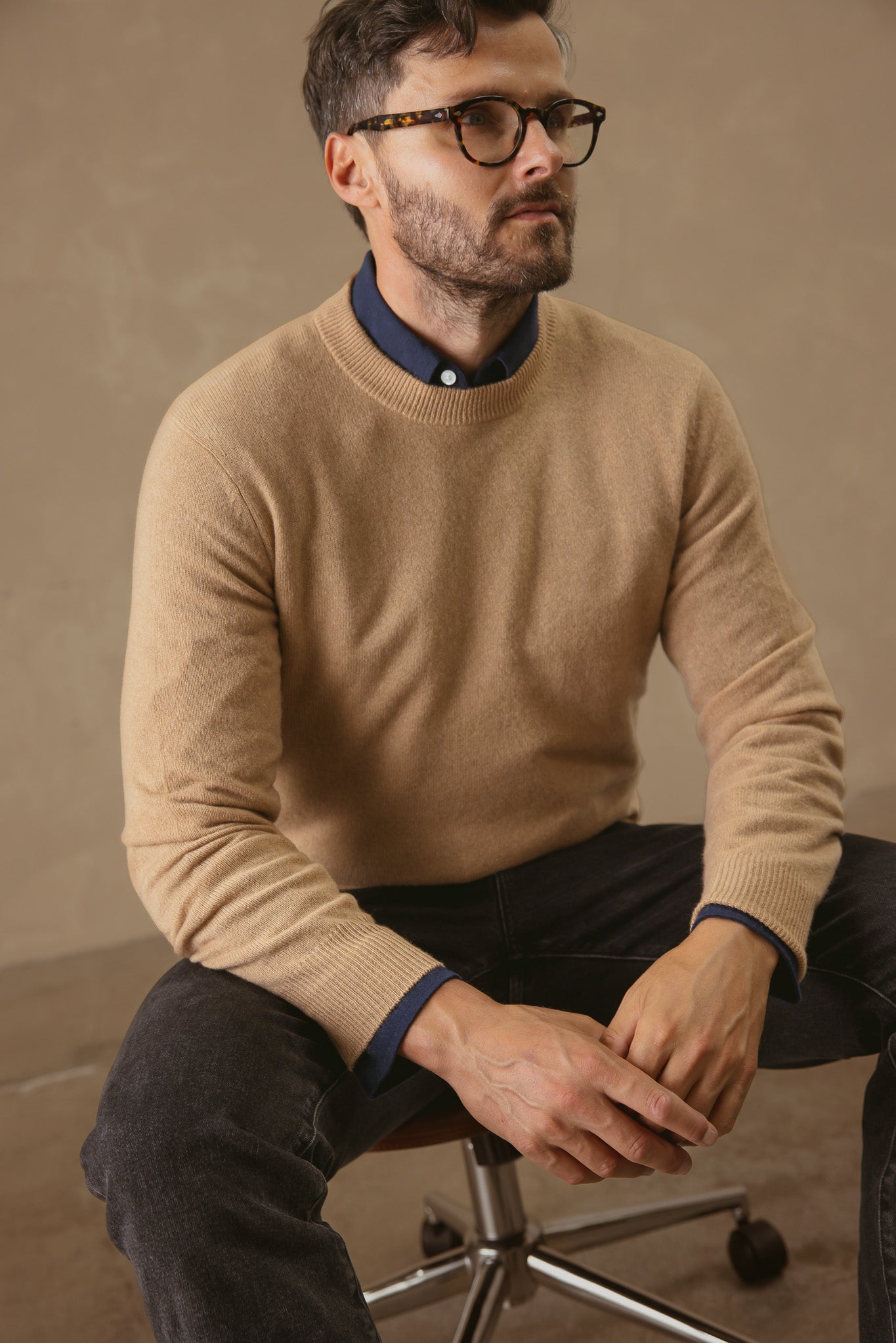 Citta Men's Cashmere Crewneck