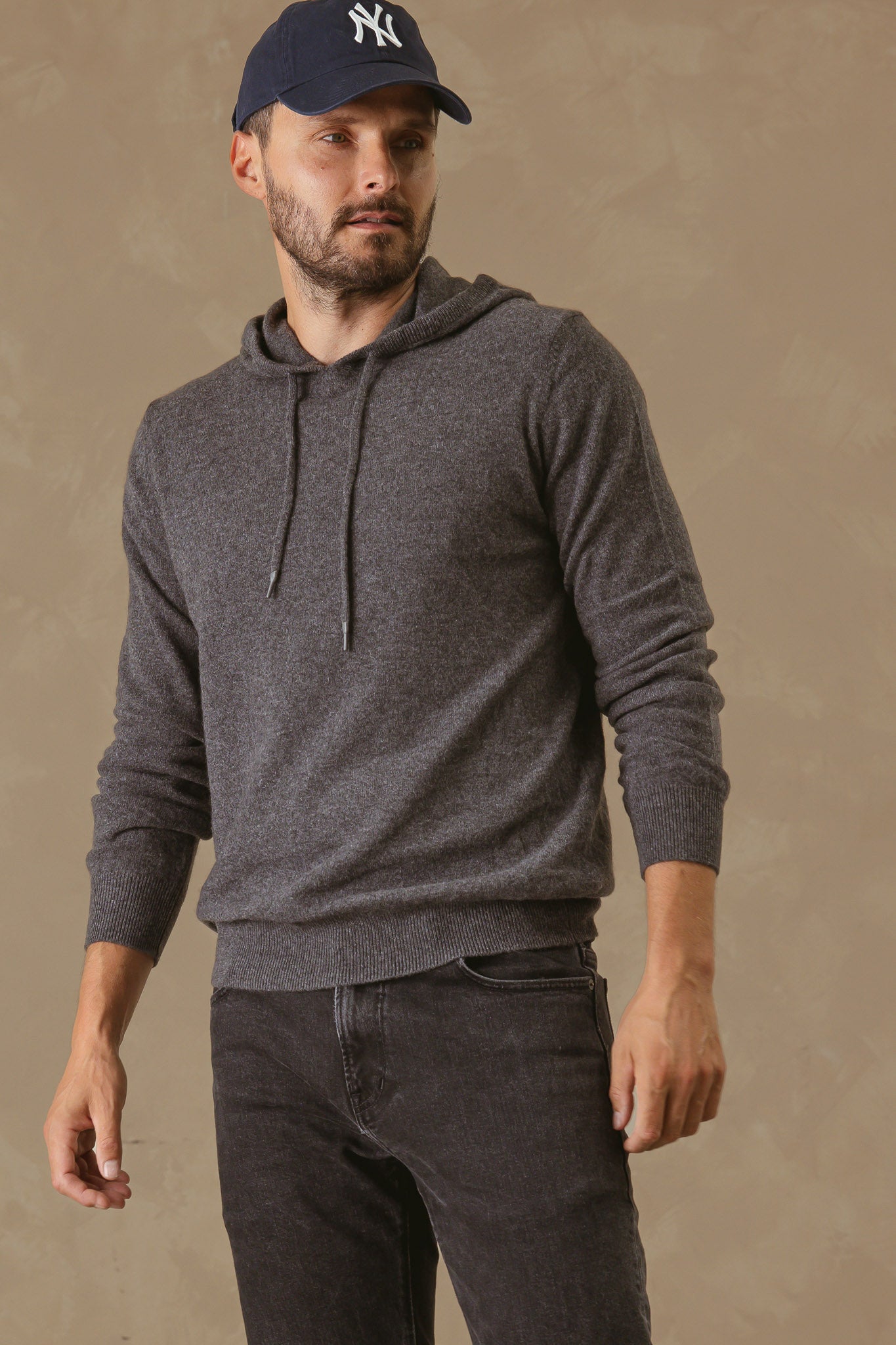 Dume Men's Cashmere Pullover Hoodie