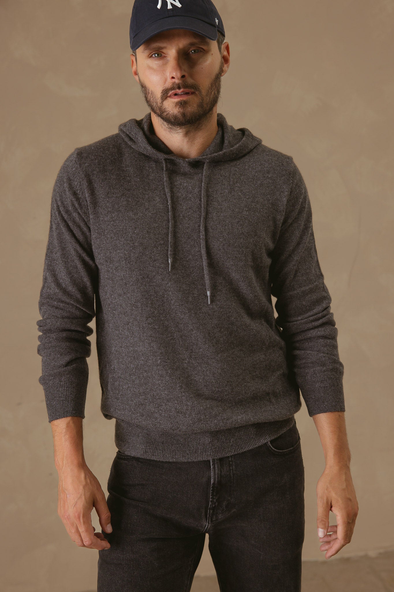 Dume Men's Cashmere Pullover Hoodie