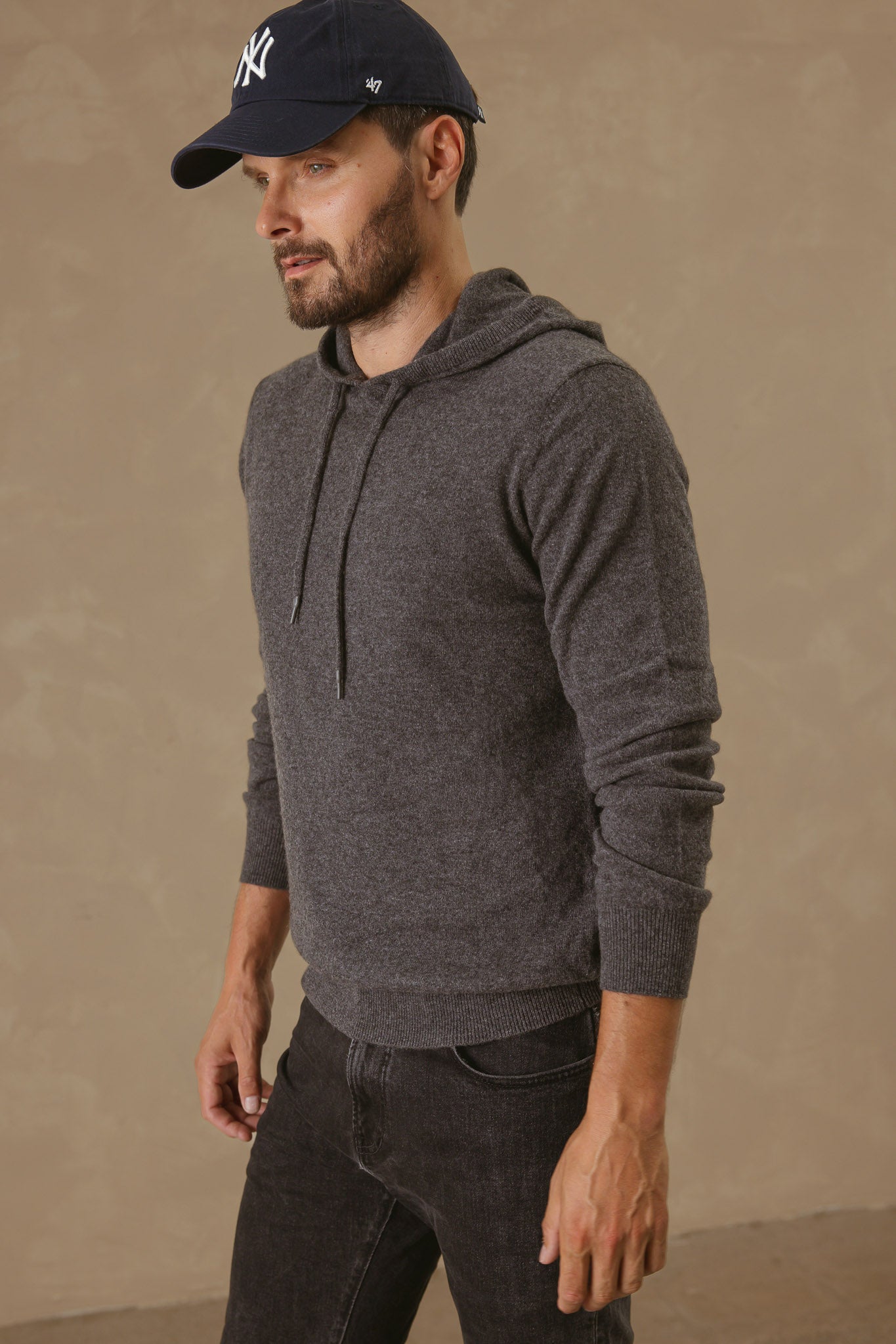 Dume Men's Cashmere Pullover Hoodie