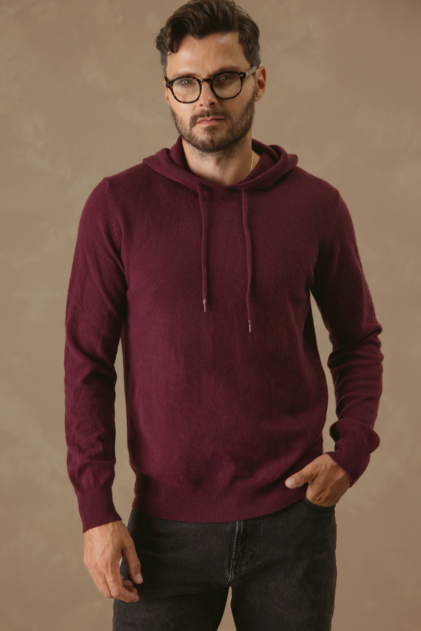 Dume Men's Cashmere Pullover Hoodie