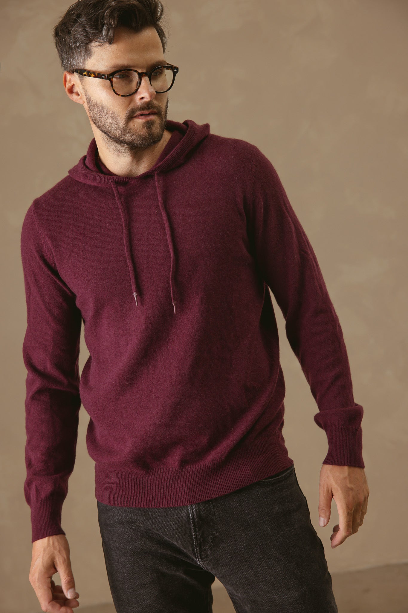 Dume Men's Cashmere Pullover Hoodie