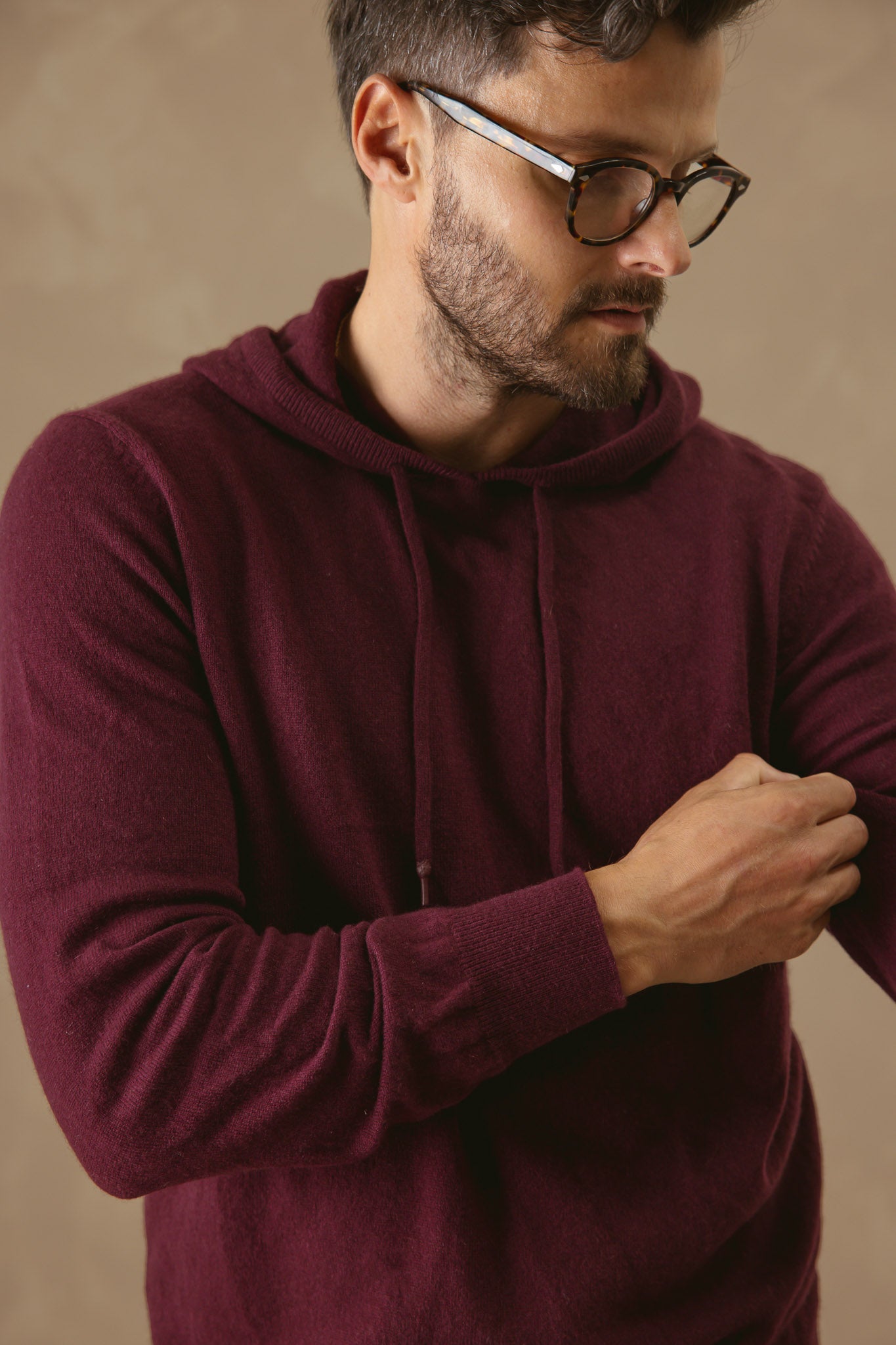 Dume Men's Cashmere Pullover Hoodie