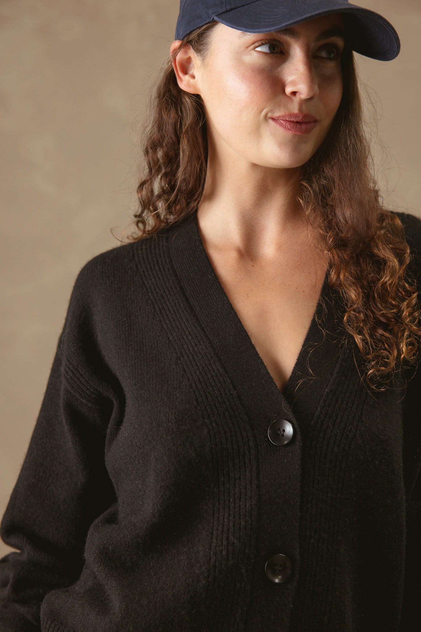 Monroe V Neck Cashmere Cardigan