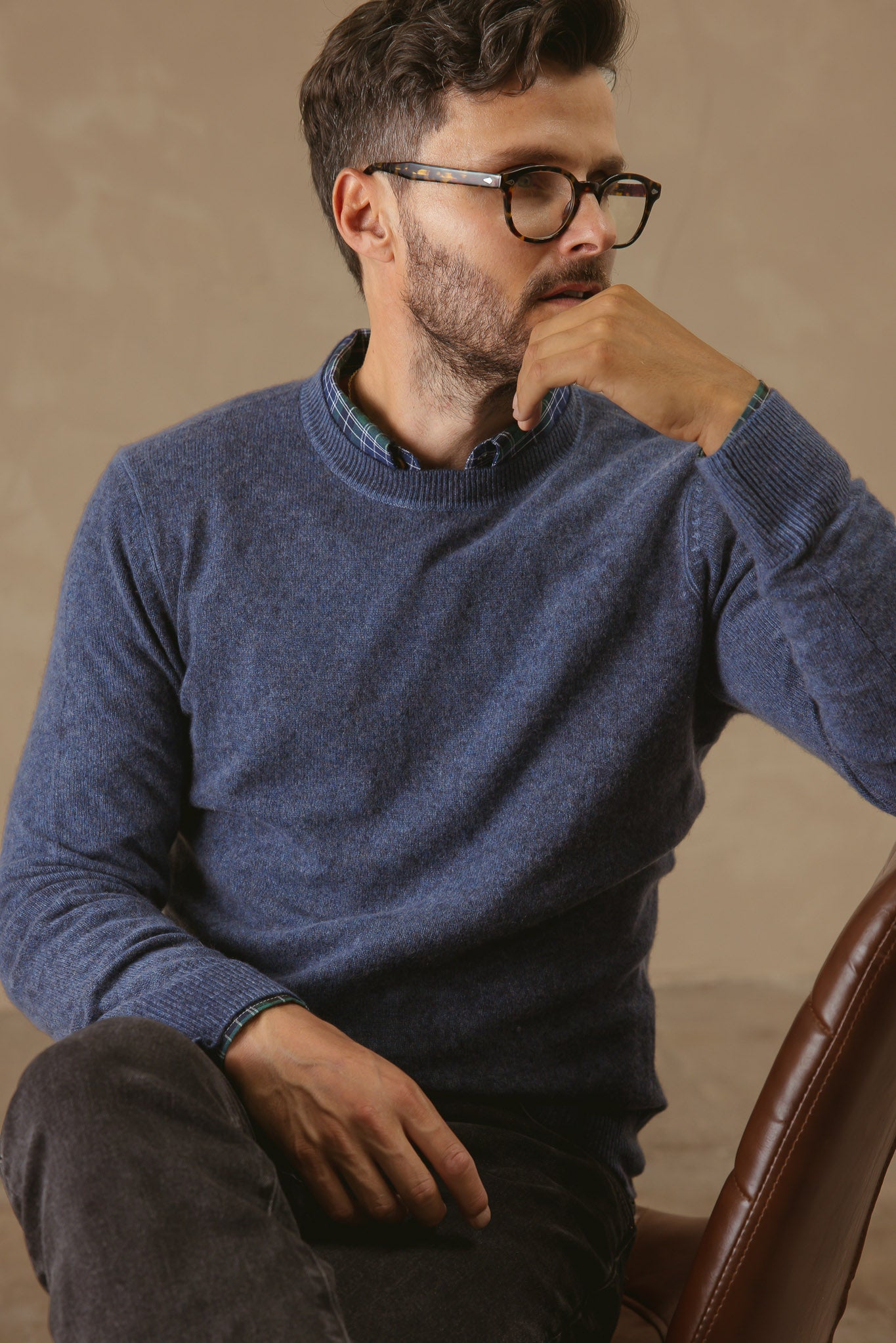 Rocco Men's Cashmere Crewneck