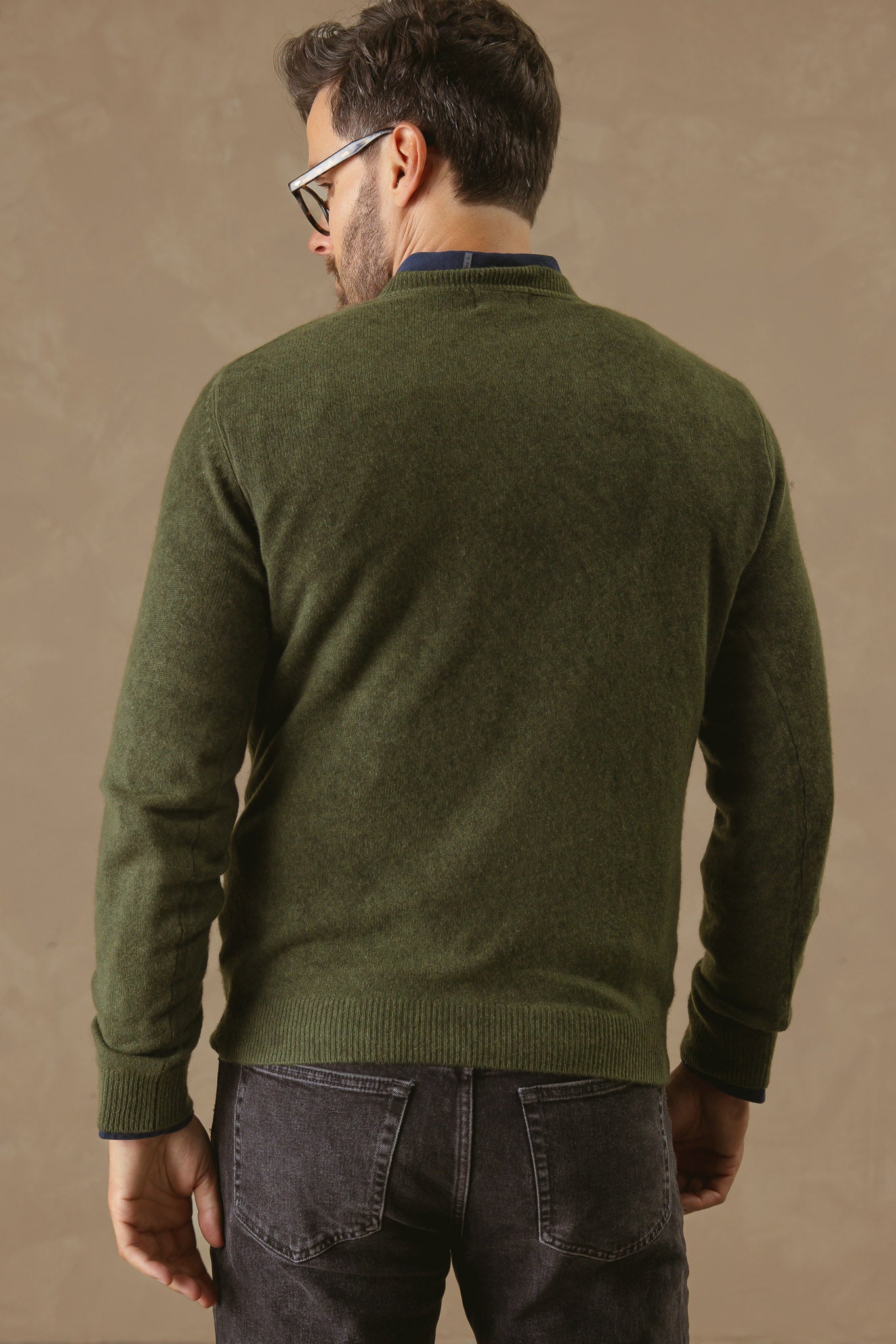 Rudolfo Men's Cashmere V Neck