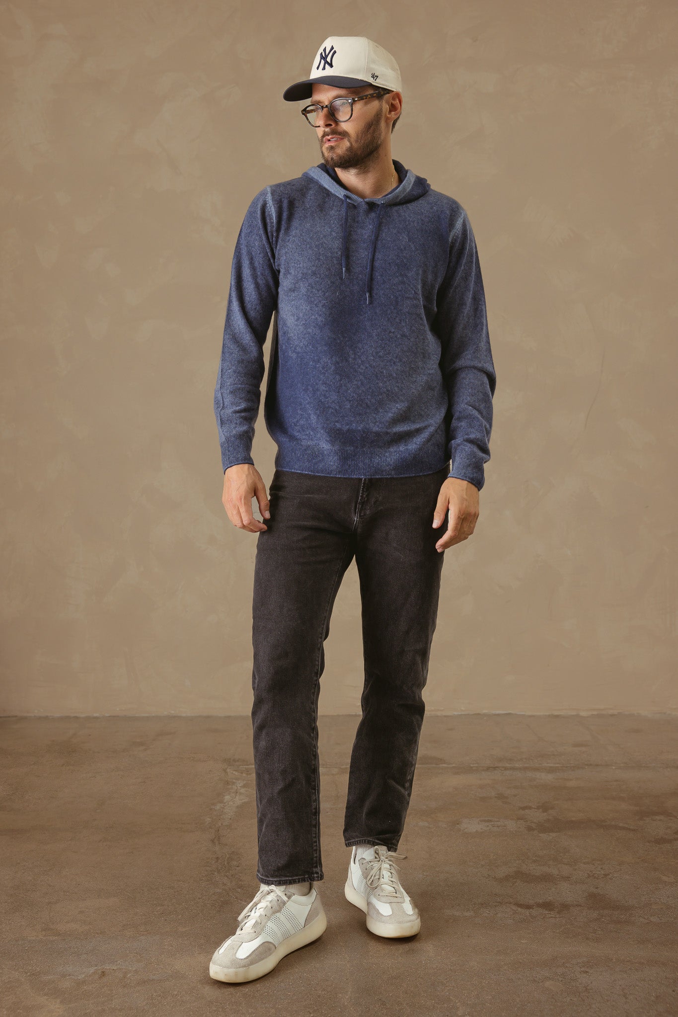 Strand Cashmere Pullover Hoodie