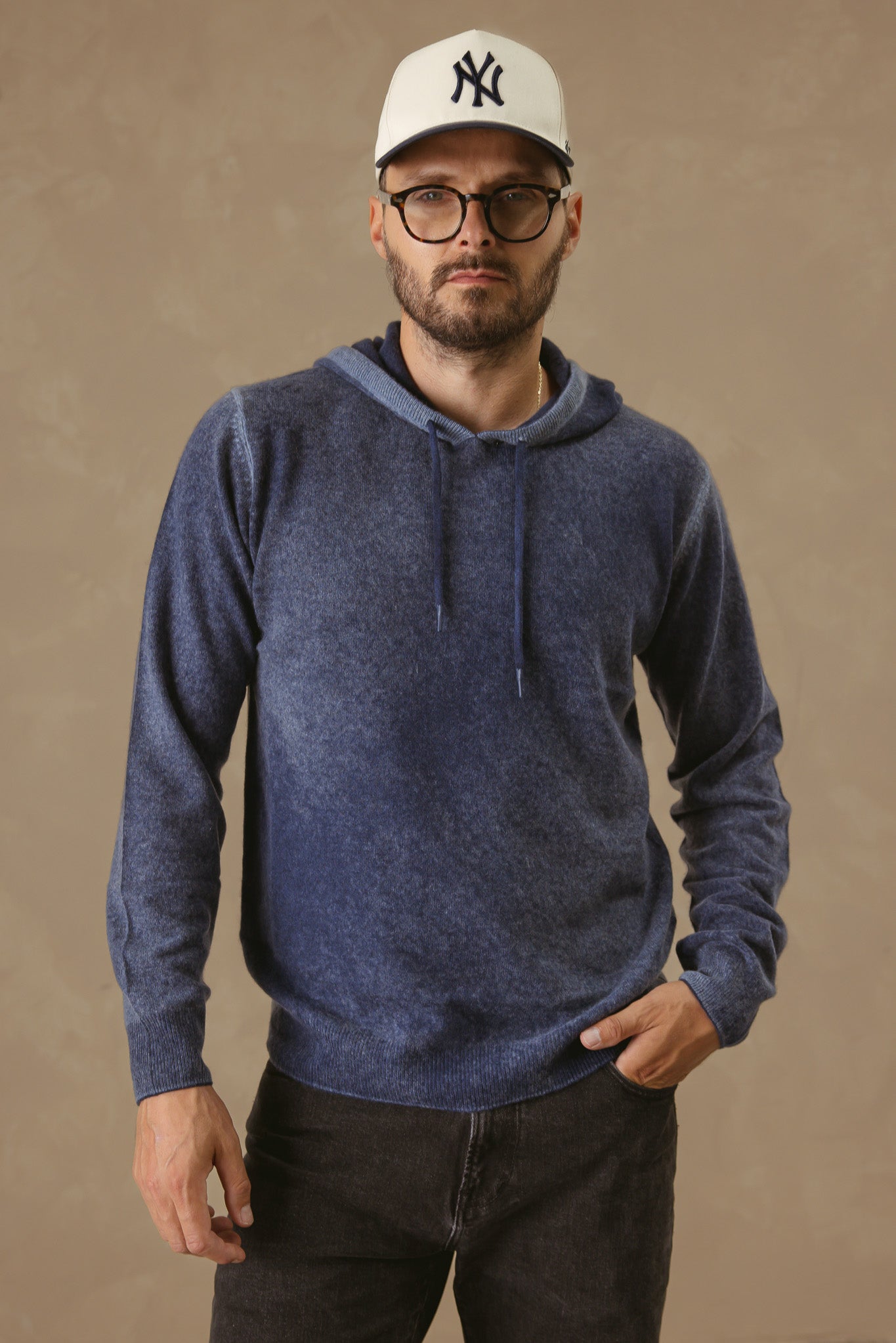 Strand Cashmere Pullover Hoodie