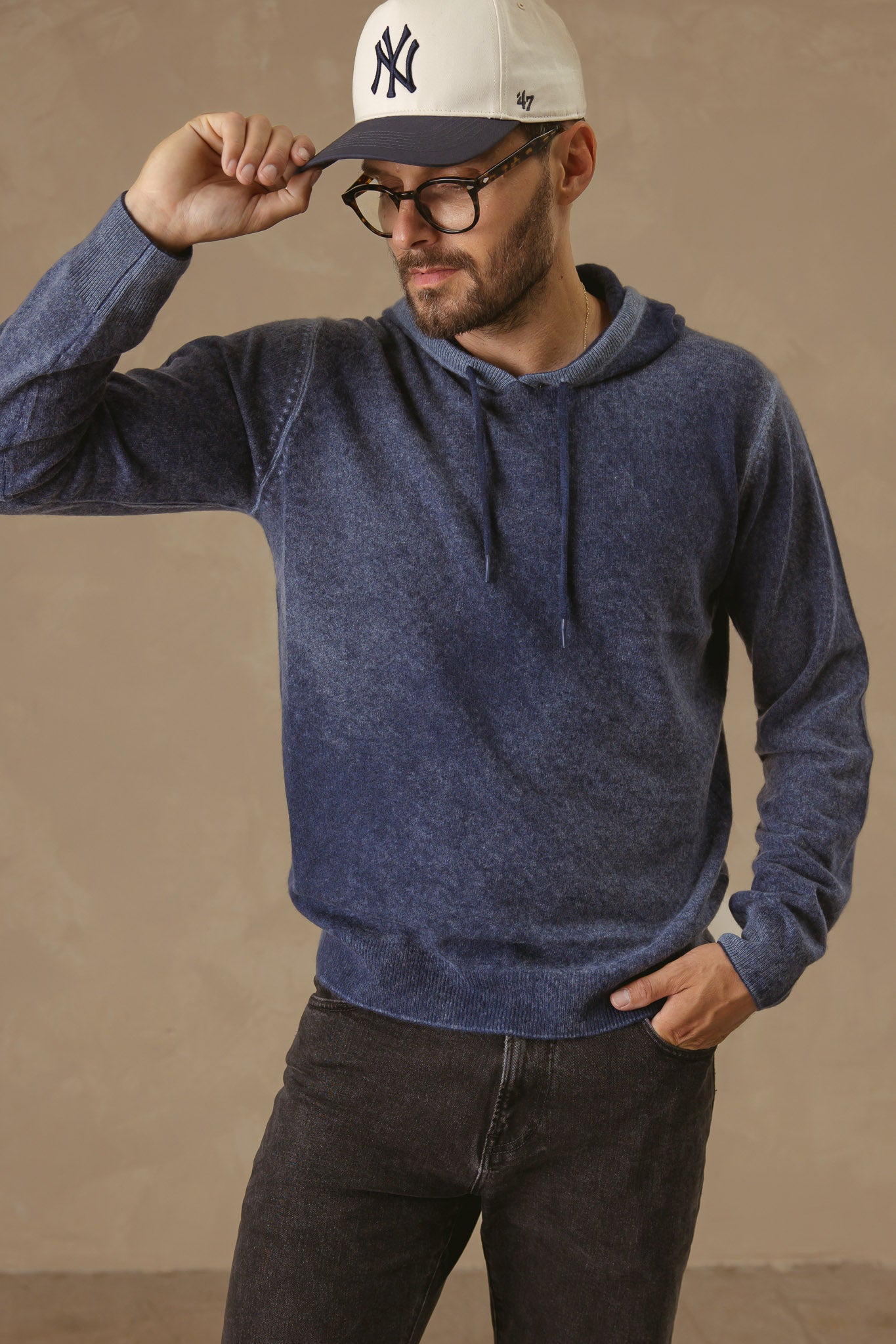 Strand Cashmere Pullover Hoodie