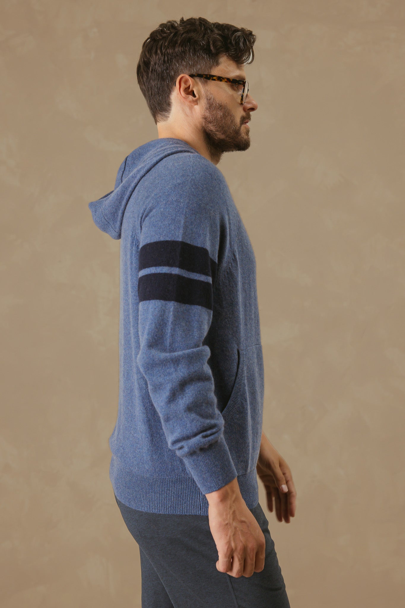 Zuma Men's Cashmere Zip Hoodie