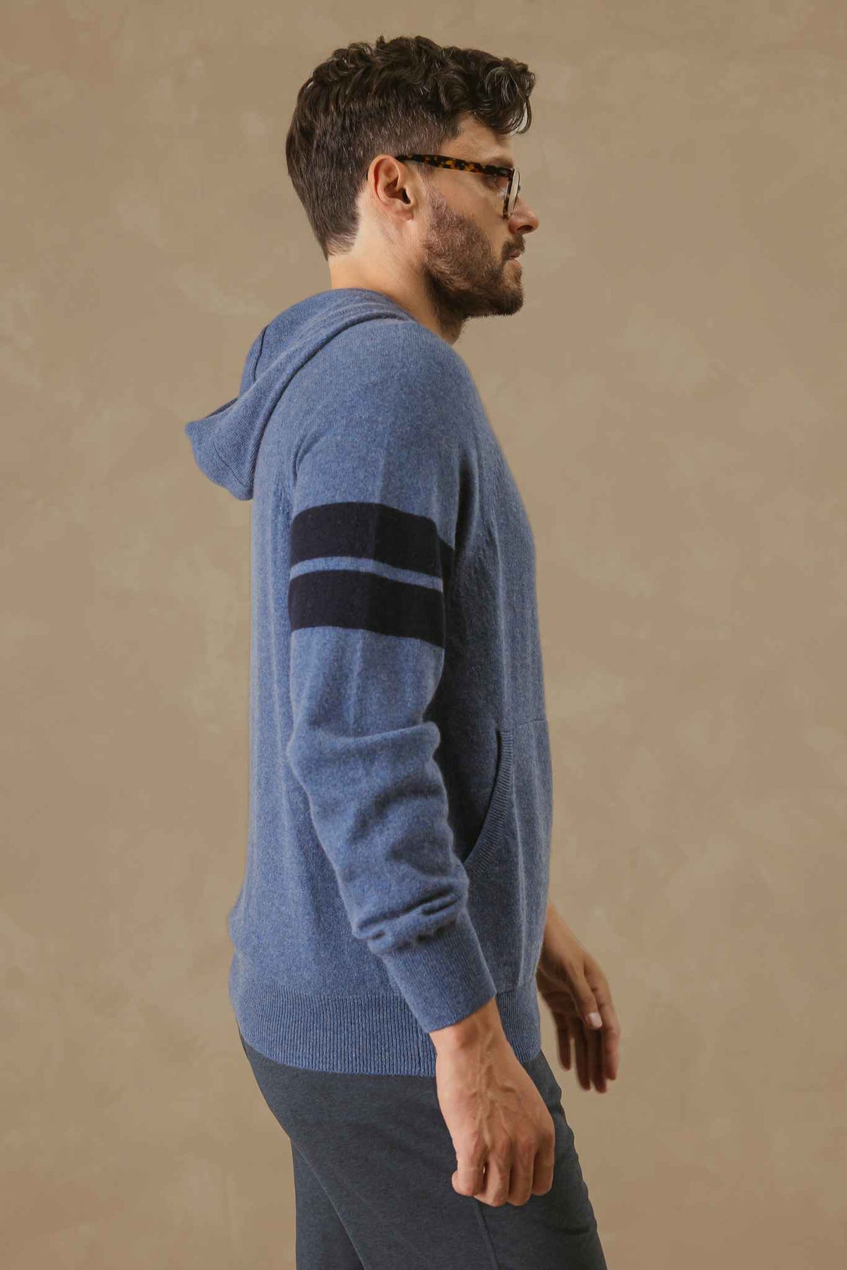 Zuma Men's Cashmere Zip Hoodie