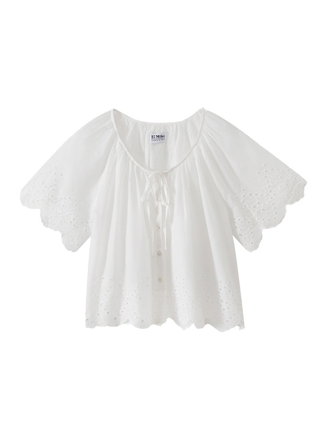 Azalea Short Sleeve Cropped Top