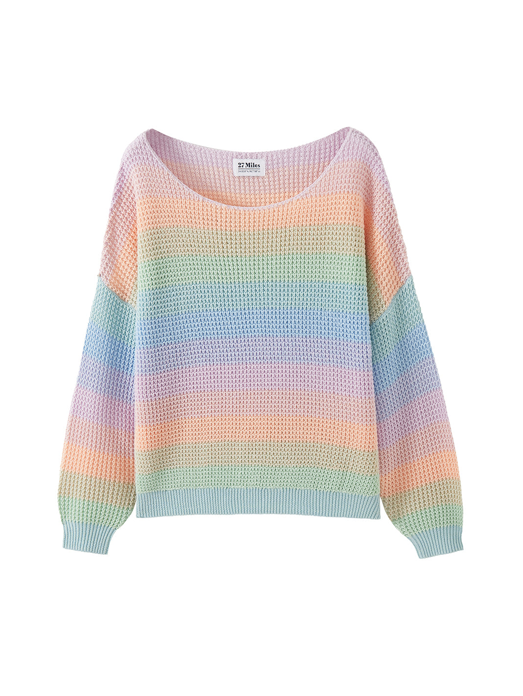 Cinzia Women's Cotton Multi Color Stripe Top