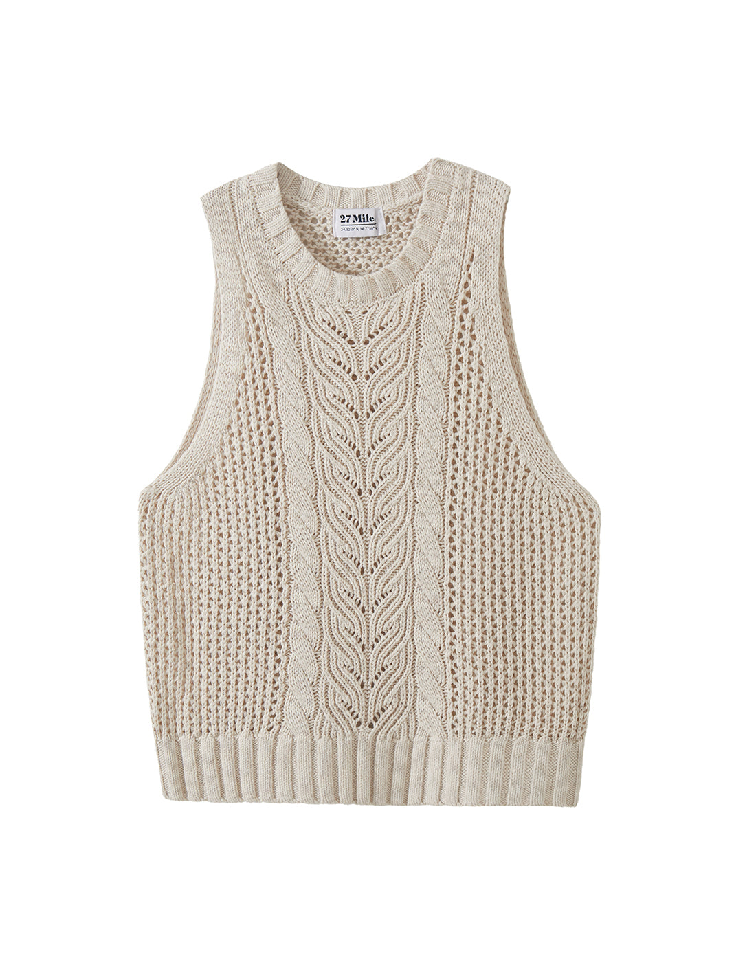 Keiko Linen Blend Texture Knit Tank