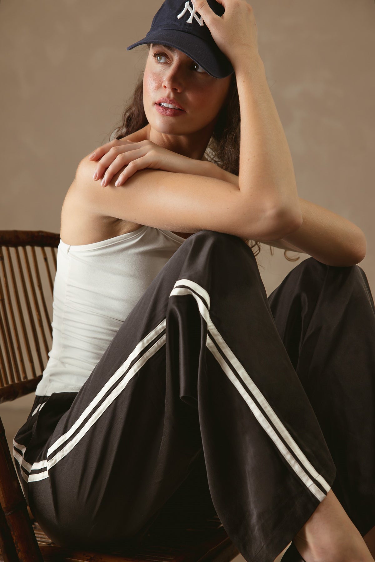 Therese Silk Track Pant