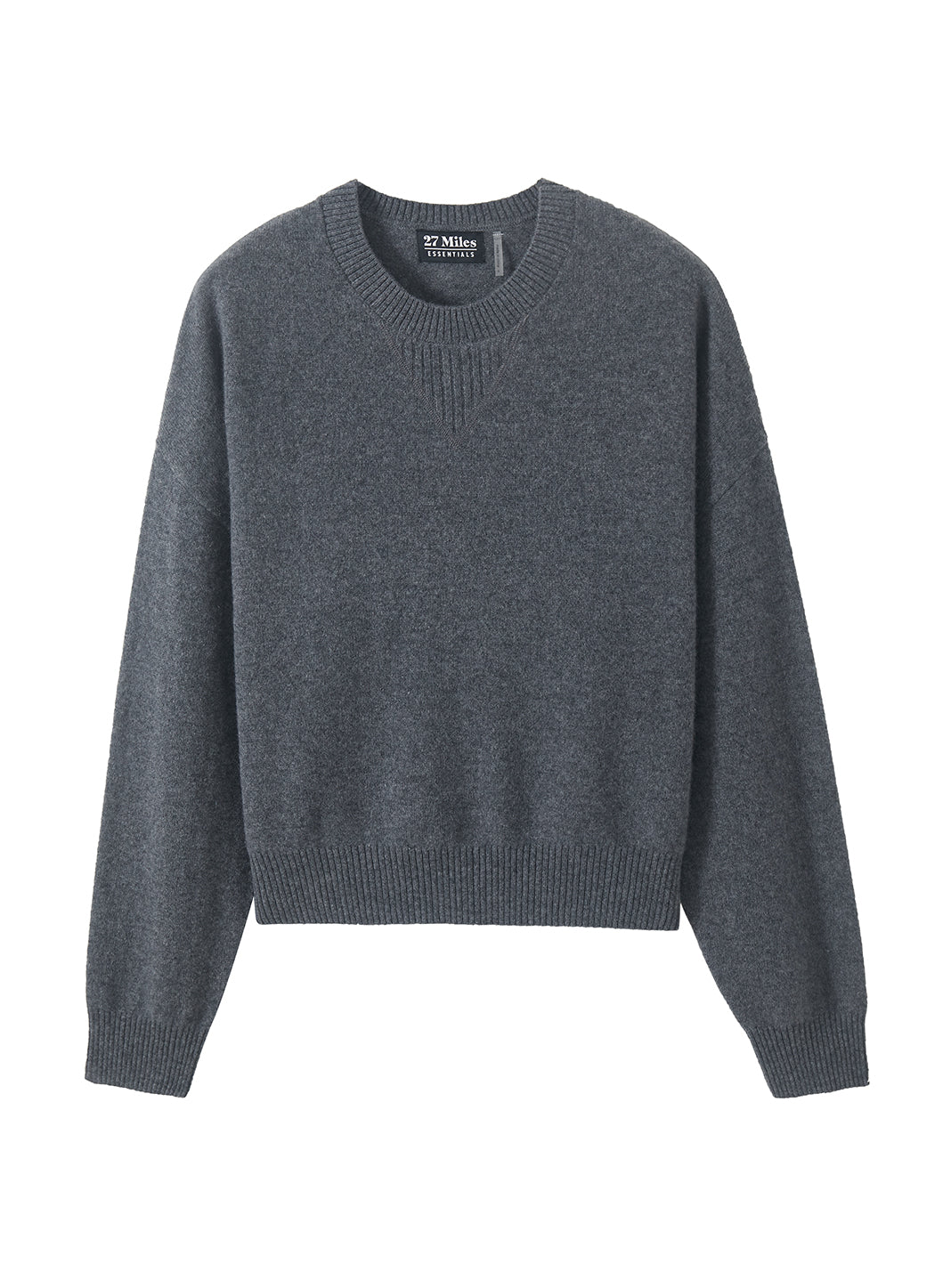 Misia Cashmere Cropped Crew