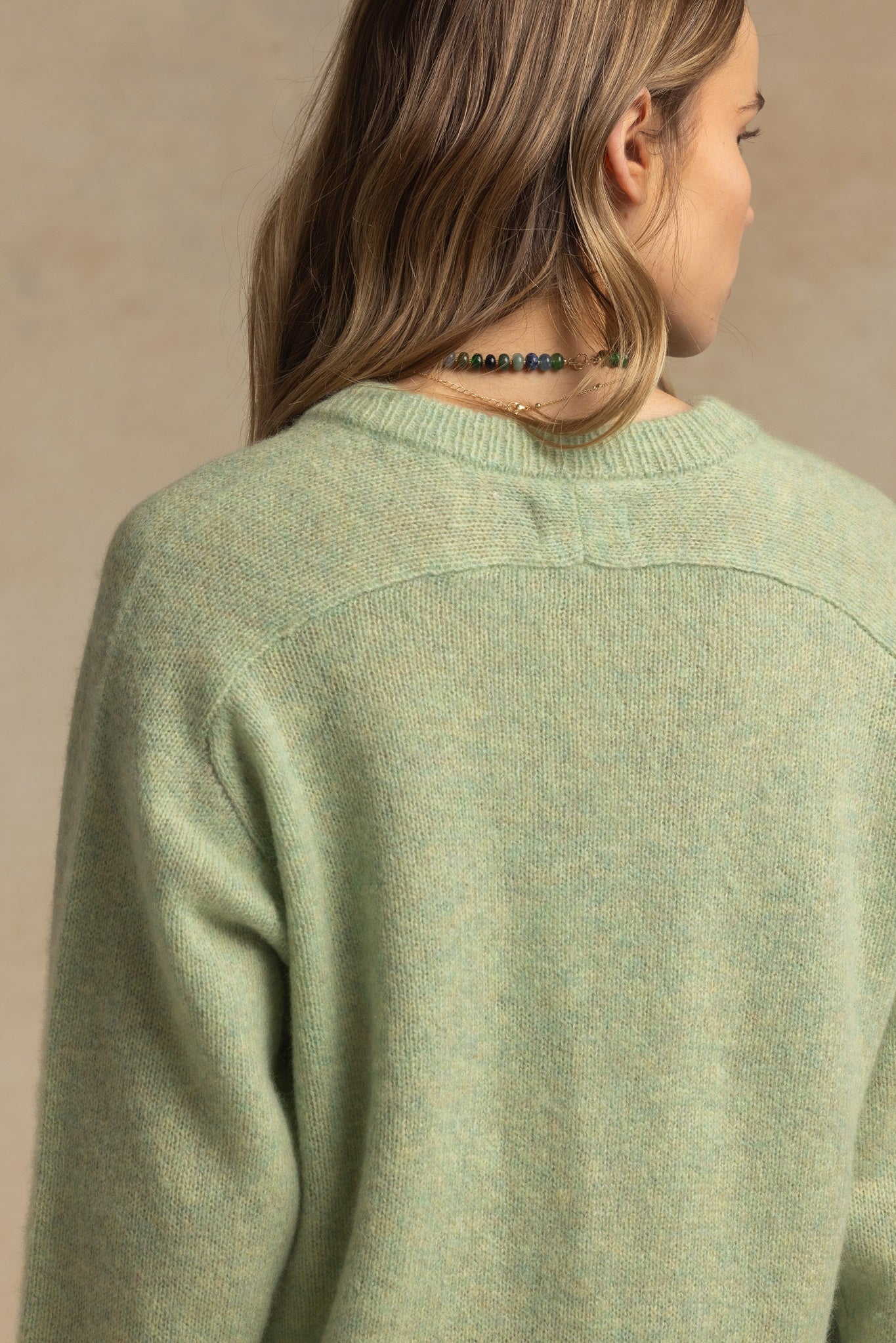 Chris Oversized Cashmere V Neck