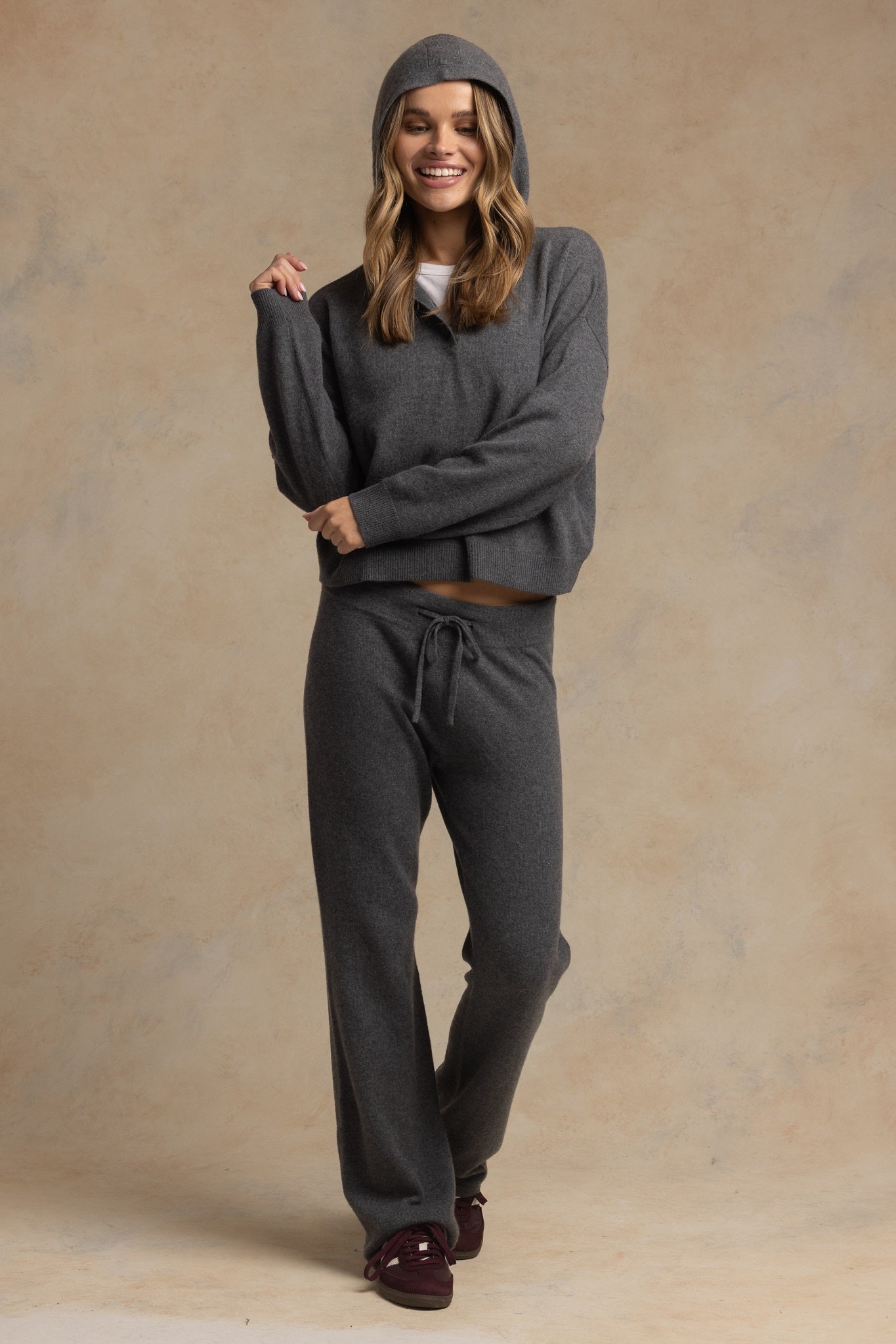 Kaite Cashmere Drawstring Pant