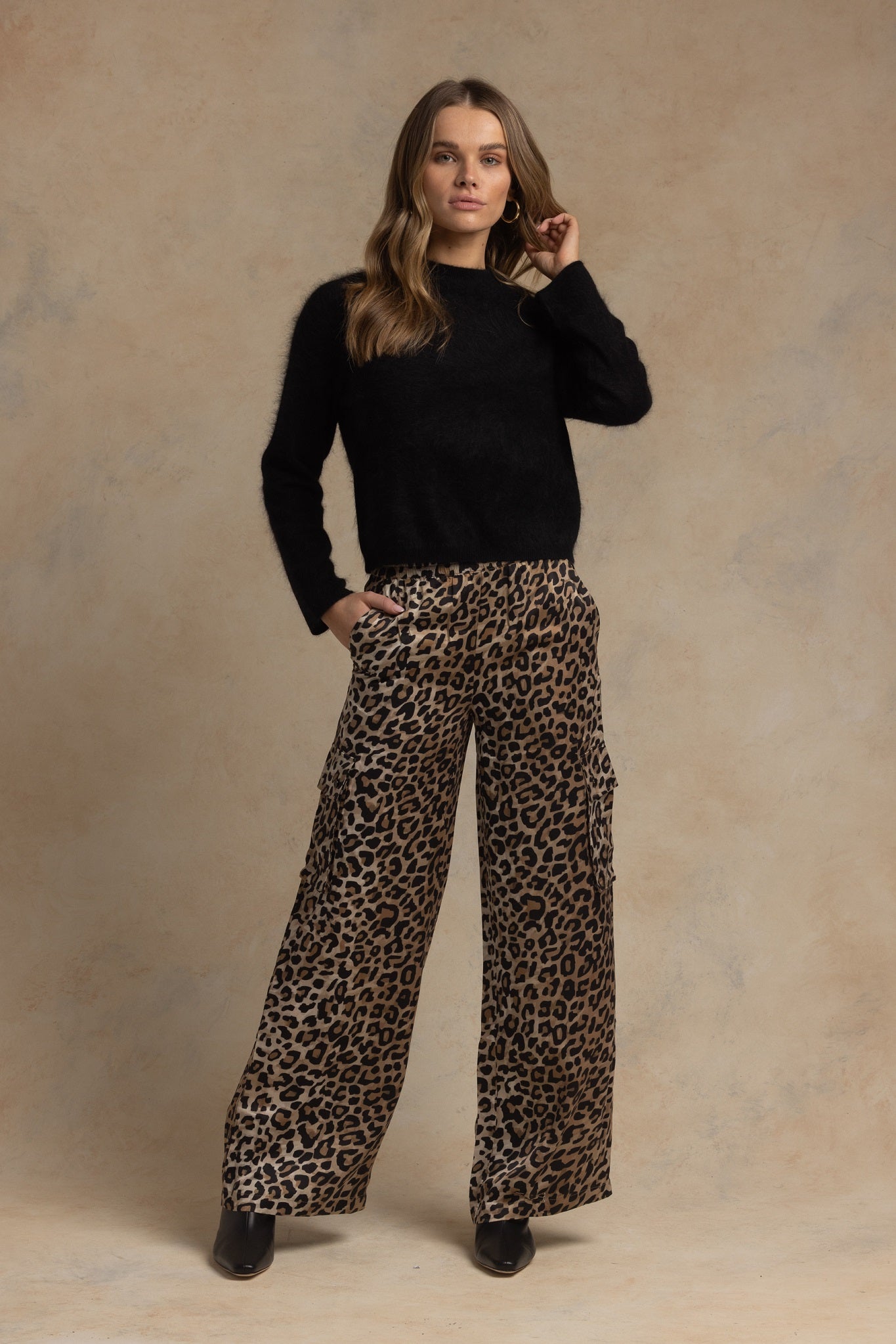 Melly Brushed Cashmere Crew