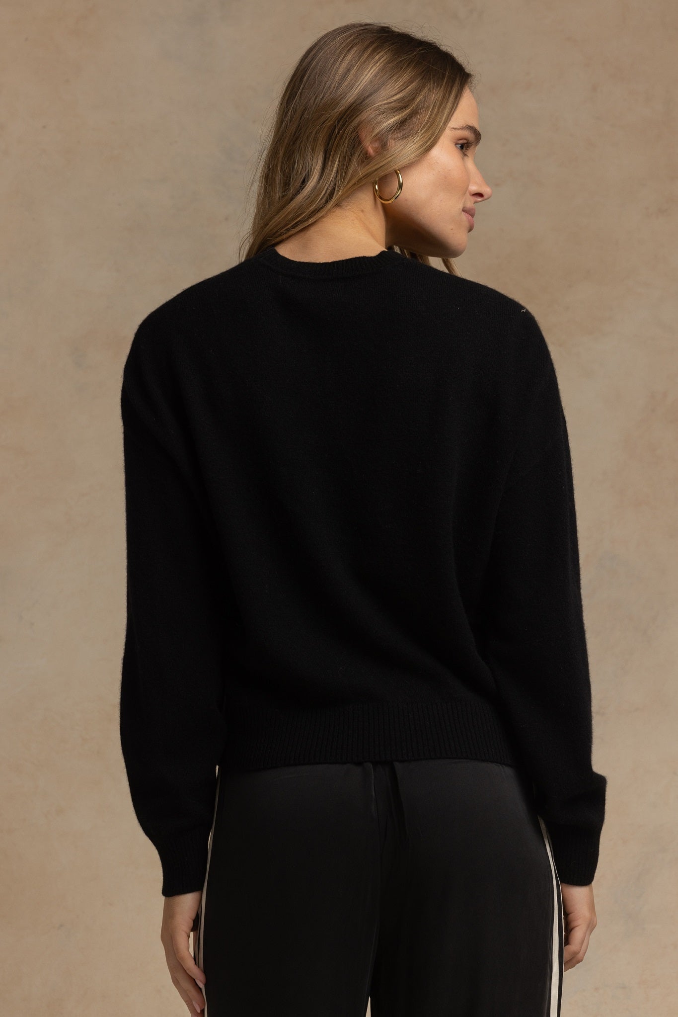 Misia Cashmere Cropped Crew
