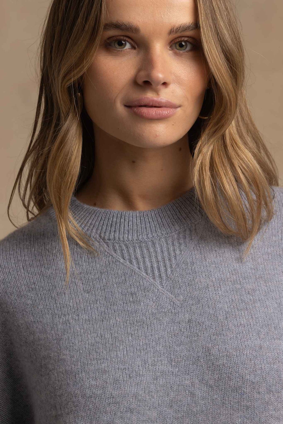Saira Cashmere Oversized Crew