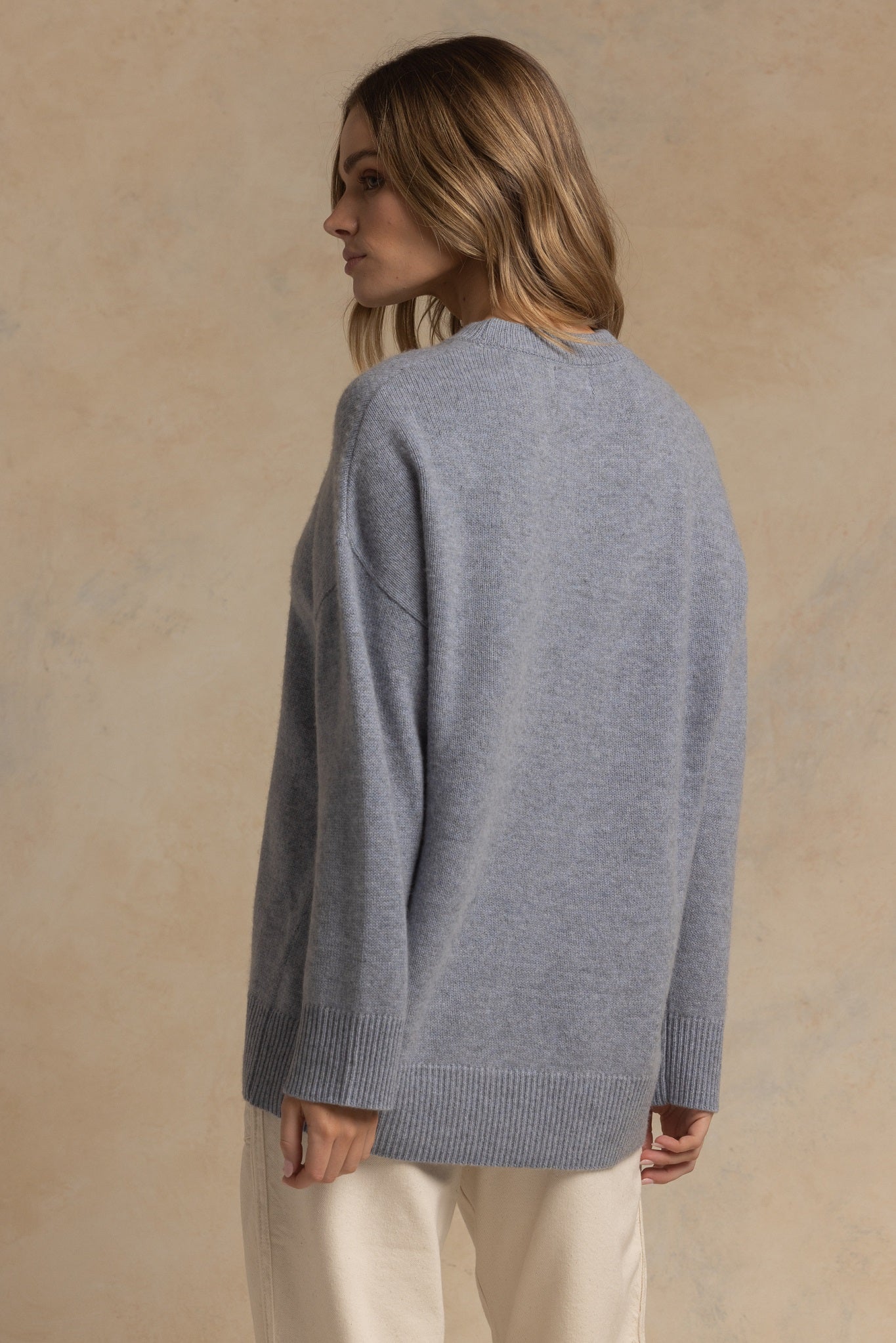 Saira Cashmere Oversized Crew