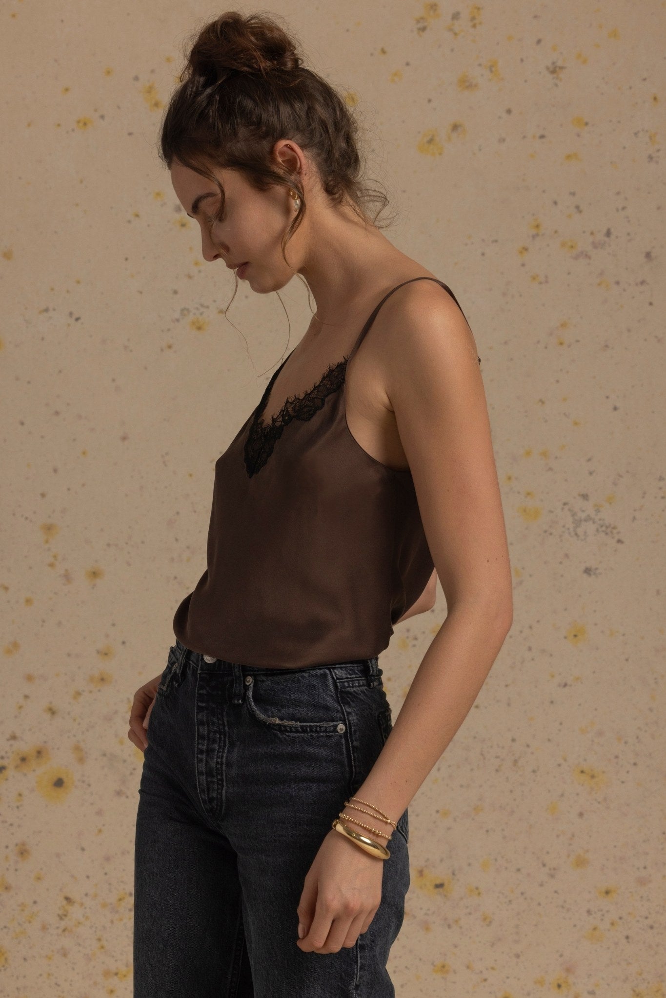 FRANCA LACE SILK CAMI