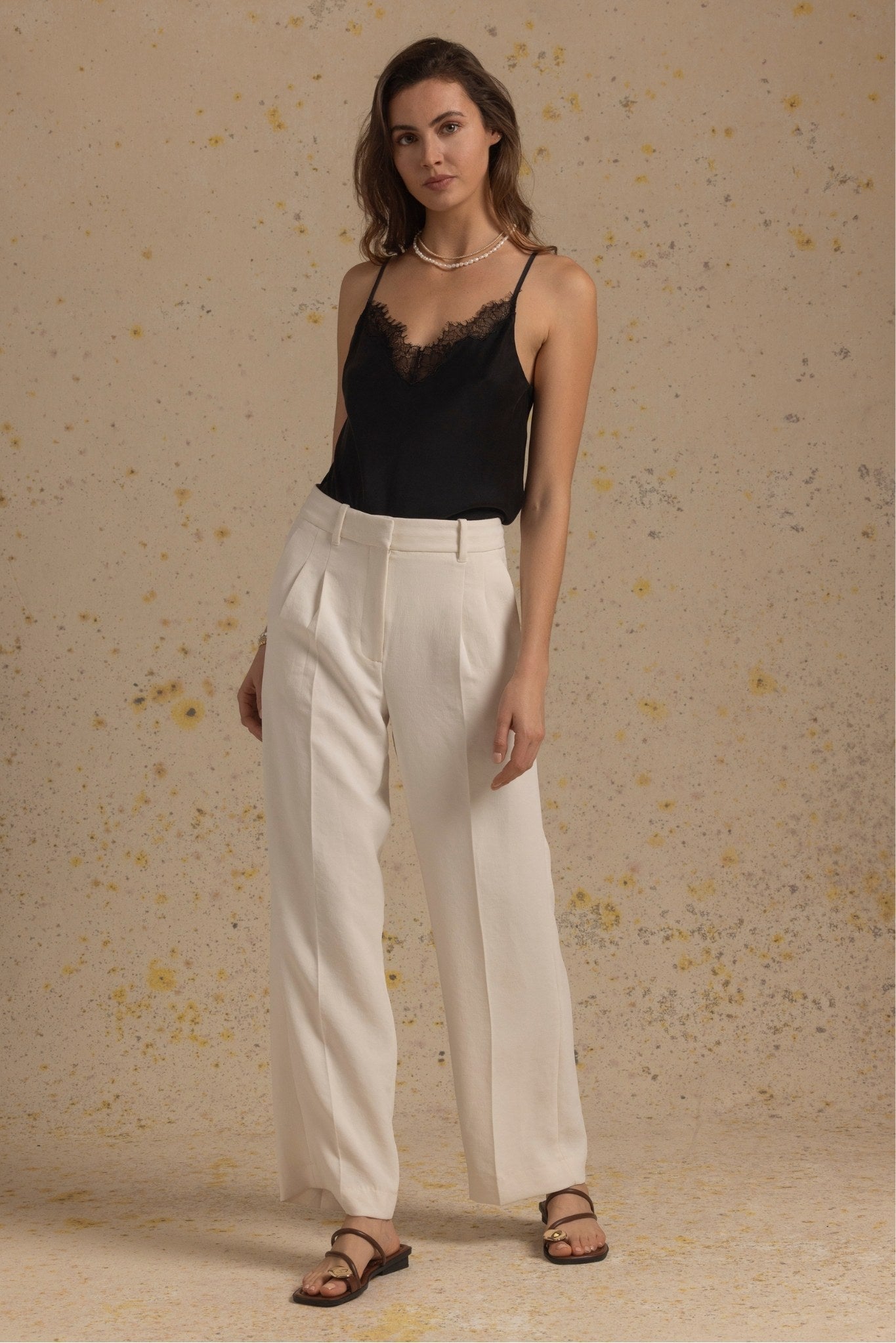 FRANCA LACE SILK CAMI