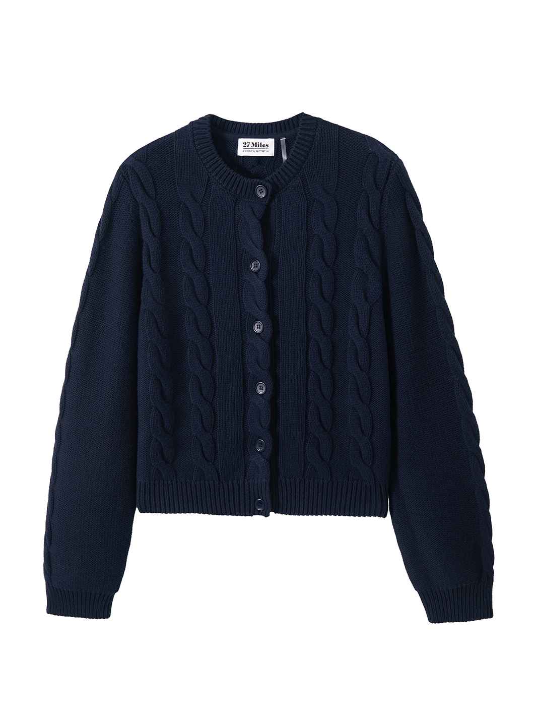 Juniper Women's Cotton Cable Cardigan