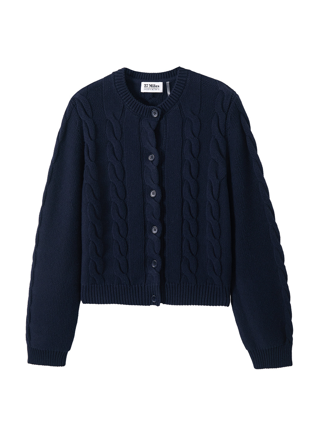 Juniper Women's Cotton Cable Cardigan