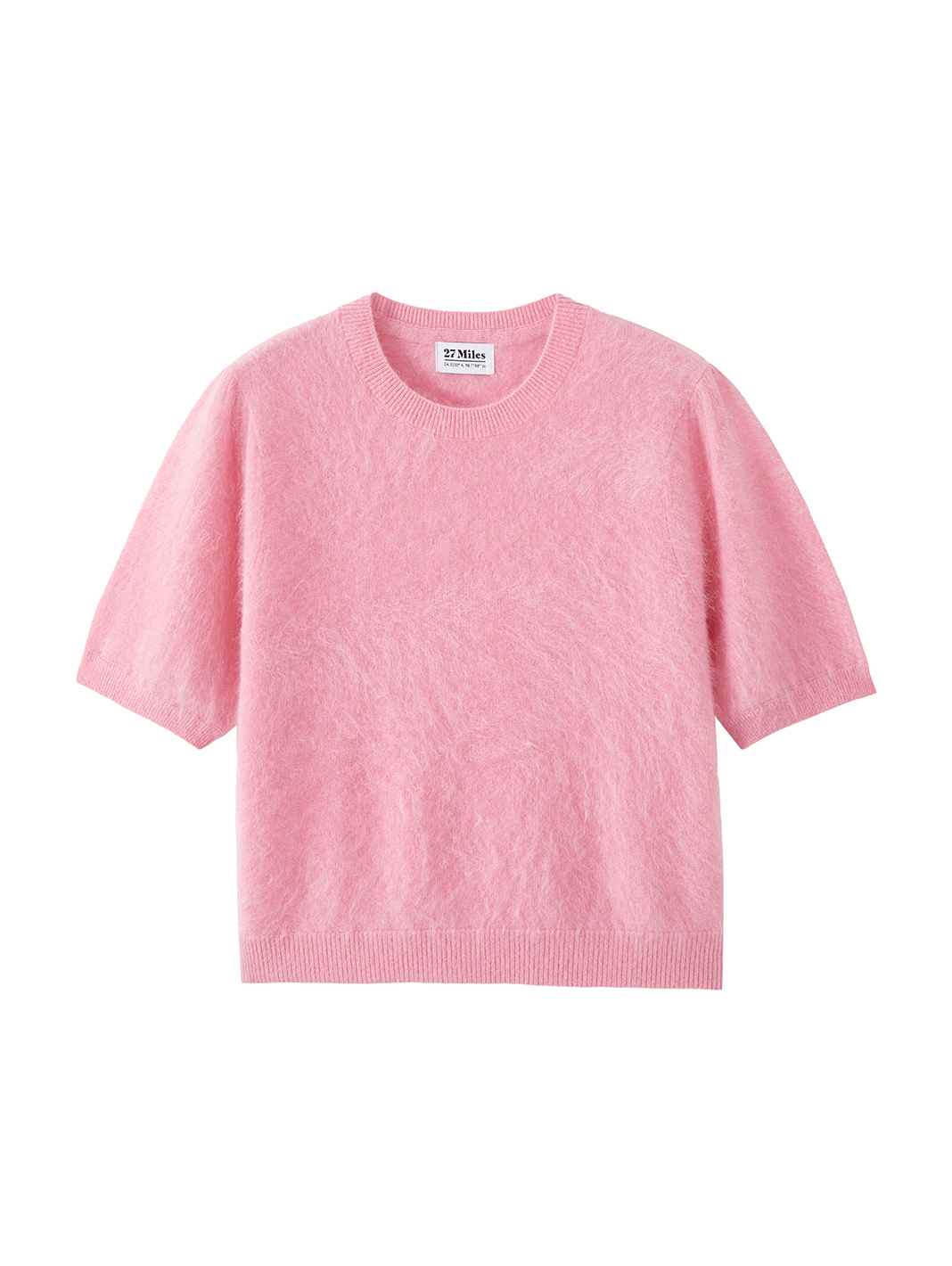 Bren Cashmere Short Sleeve Crew