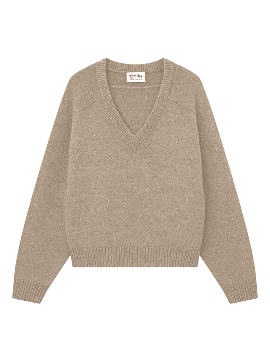 Crystal Women's Cashmere V Neck Pullover