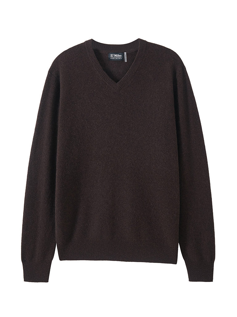 Vito Tissue Weight Cashmere V Neck